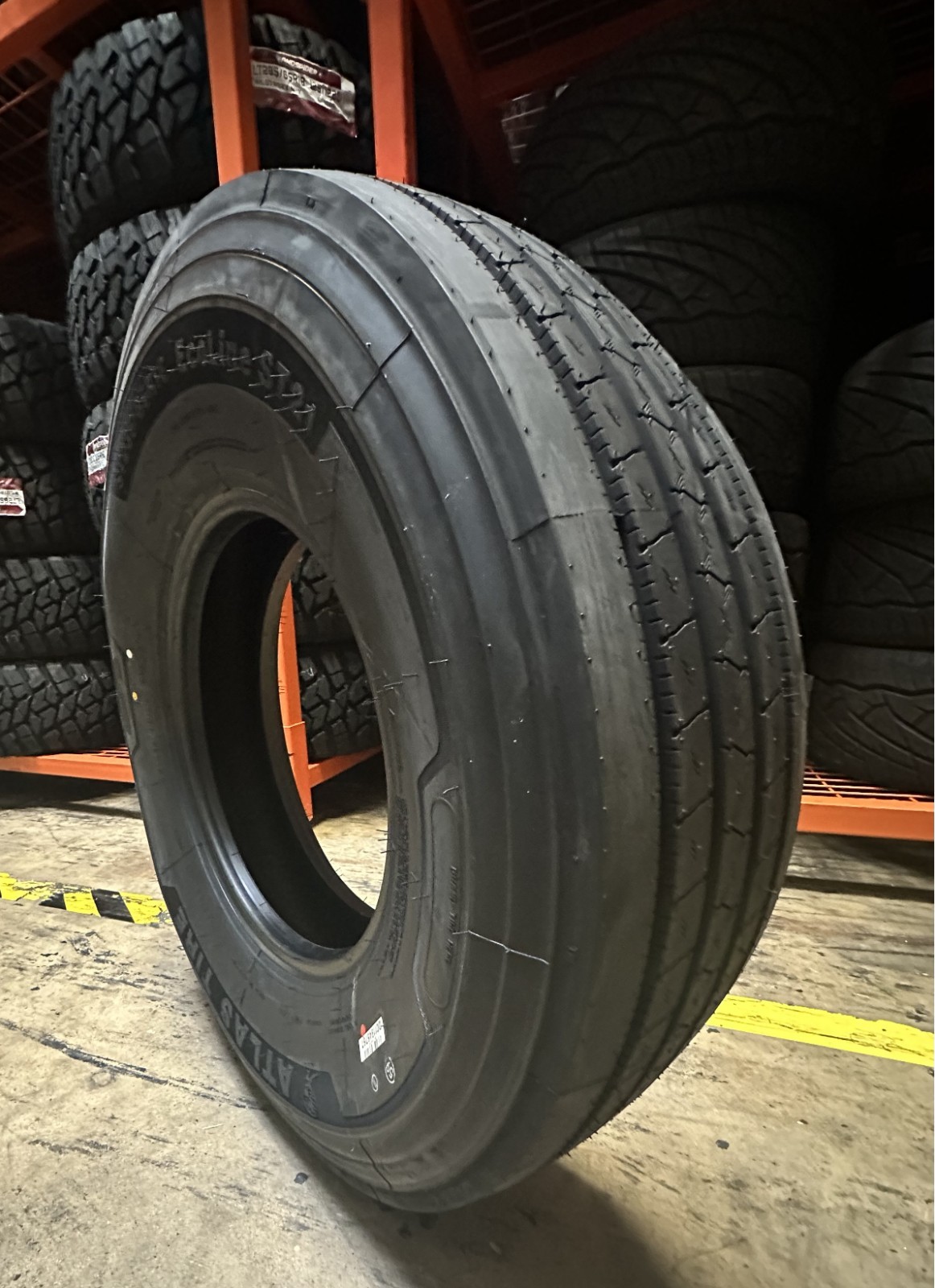 2 NEW 235/80R16 Atlas EcoLine ST21 All Steel Trailer Tires 16 Ply 130/126M LRH