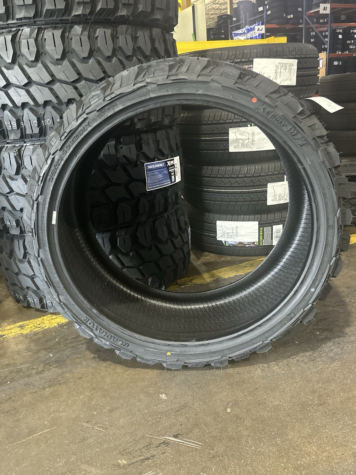 26 Inch Chrome V Reps & 35 Gladiators