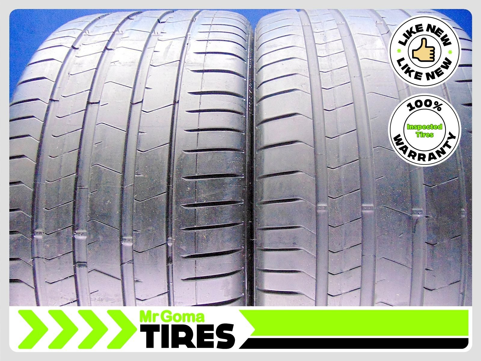 2 PIRELLI P ZERO TM PZ4 FSC XL 315/30R22 USED TIRES 107Y 7.3/32 3153022