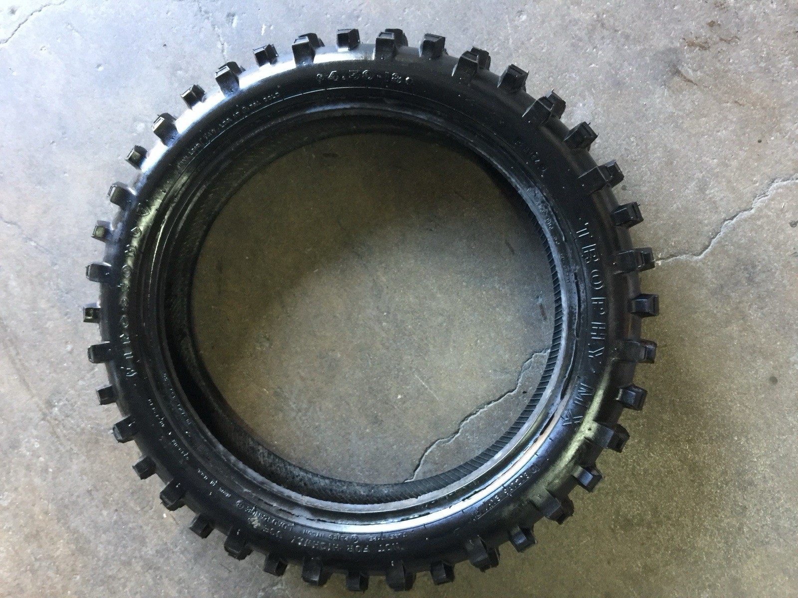 Motocross Tire 4.50 – 18 Rare One Off Firestone