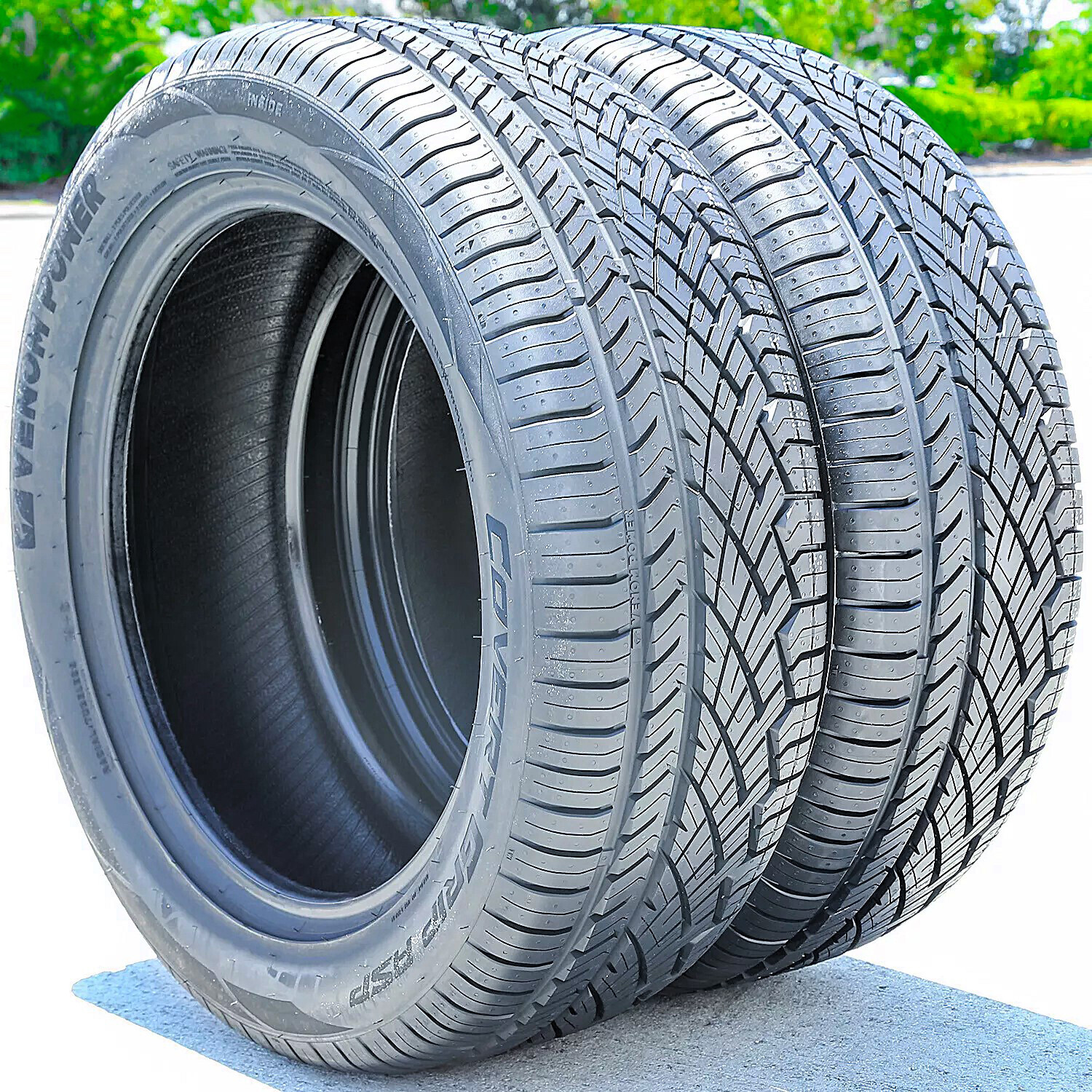 2 Tires Venom Power Covert Grip ASP 235/40ZR18 235/40R18 95W XL A/S Performance