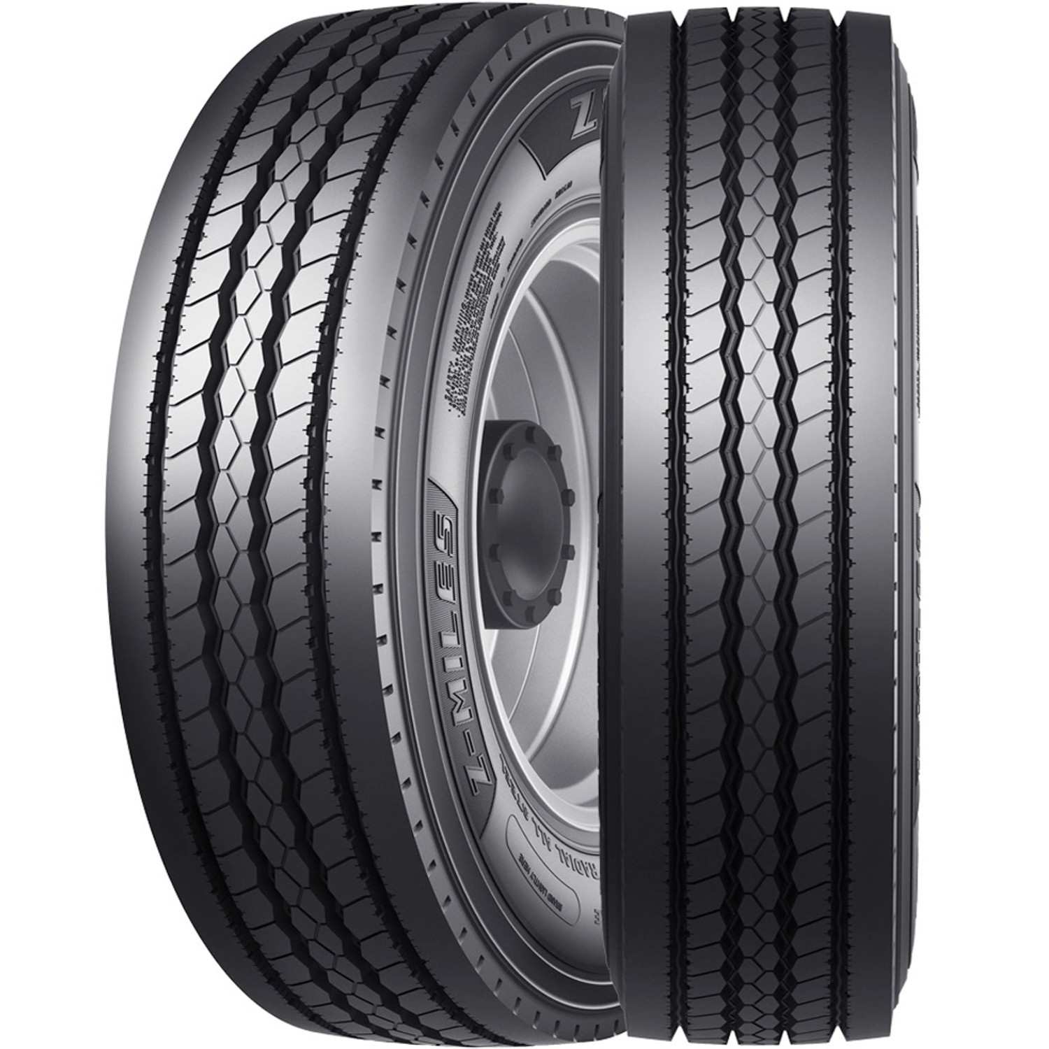 Tire Zeta Z-Miles 255/70R22.5 Load H 16 Ply All Position Commercial