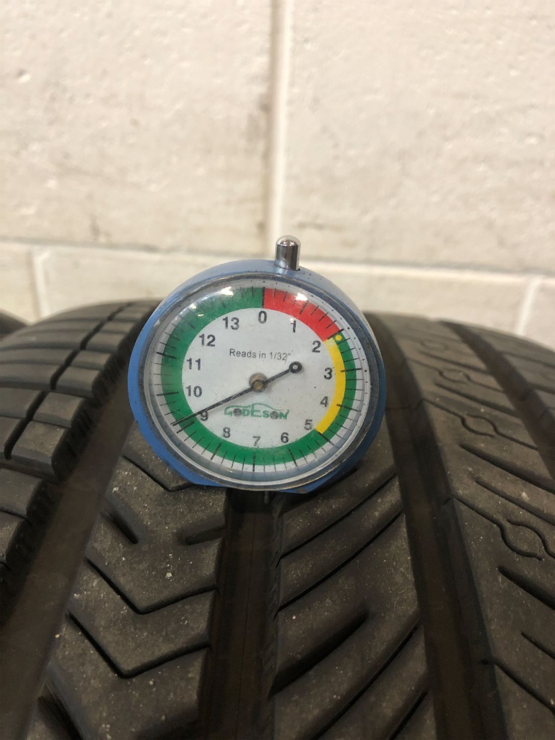 4x P255/35R21 Michelin Pilot Sport A/S 4 TO 9/32 98 W Used Tires 2553521