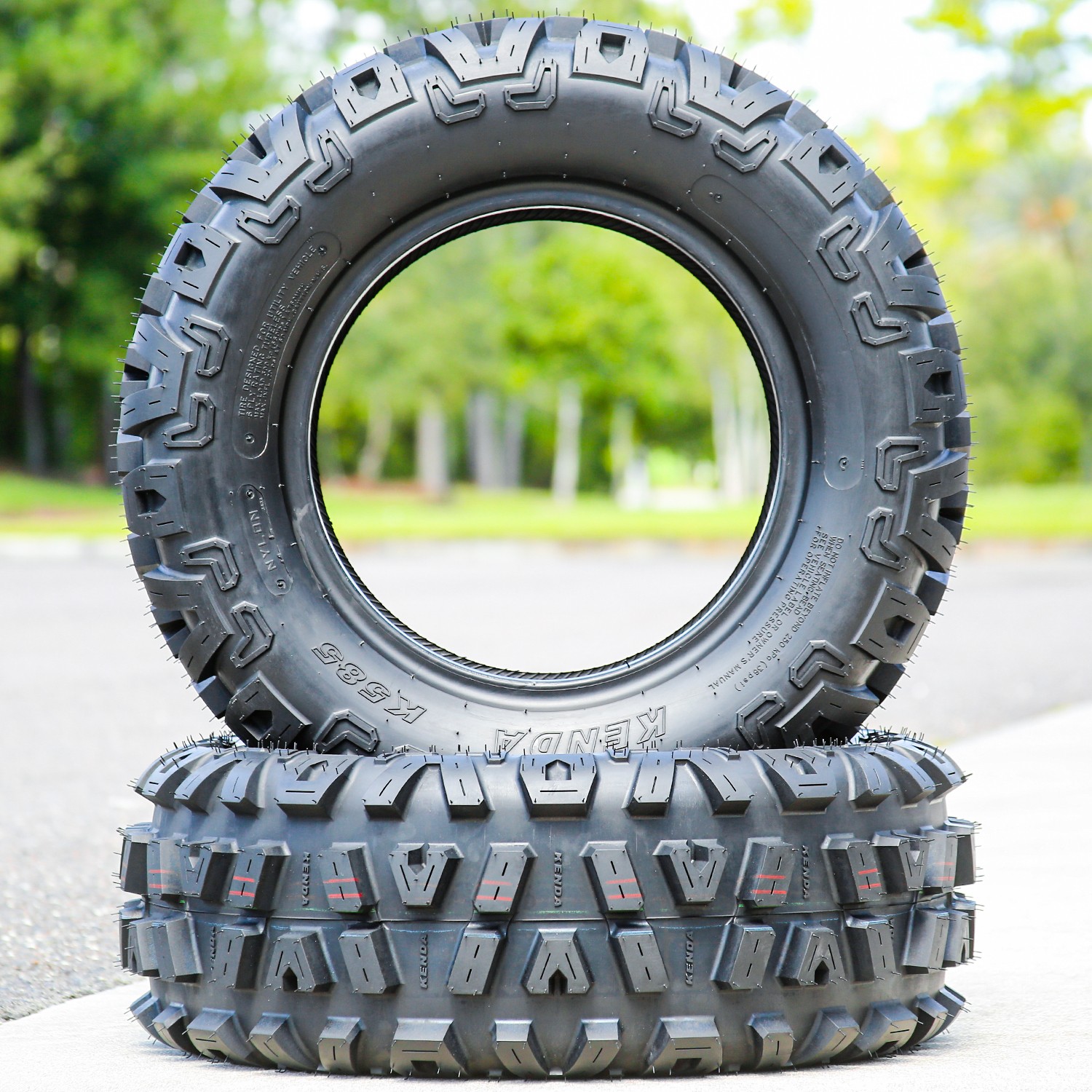 4 Kenda K585 Bounty Hunter HT 26×9.00-14 26×9-14 6 Ply All Terrain ATV UTV Tires