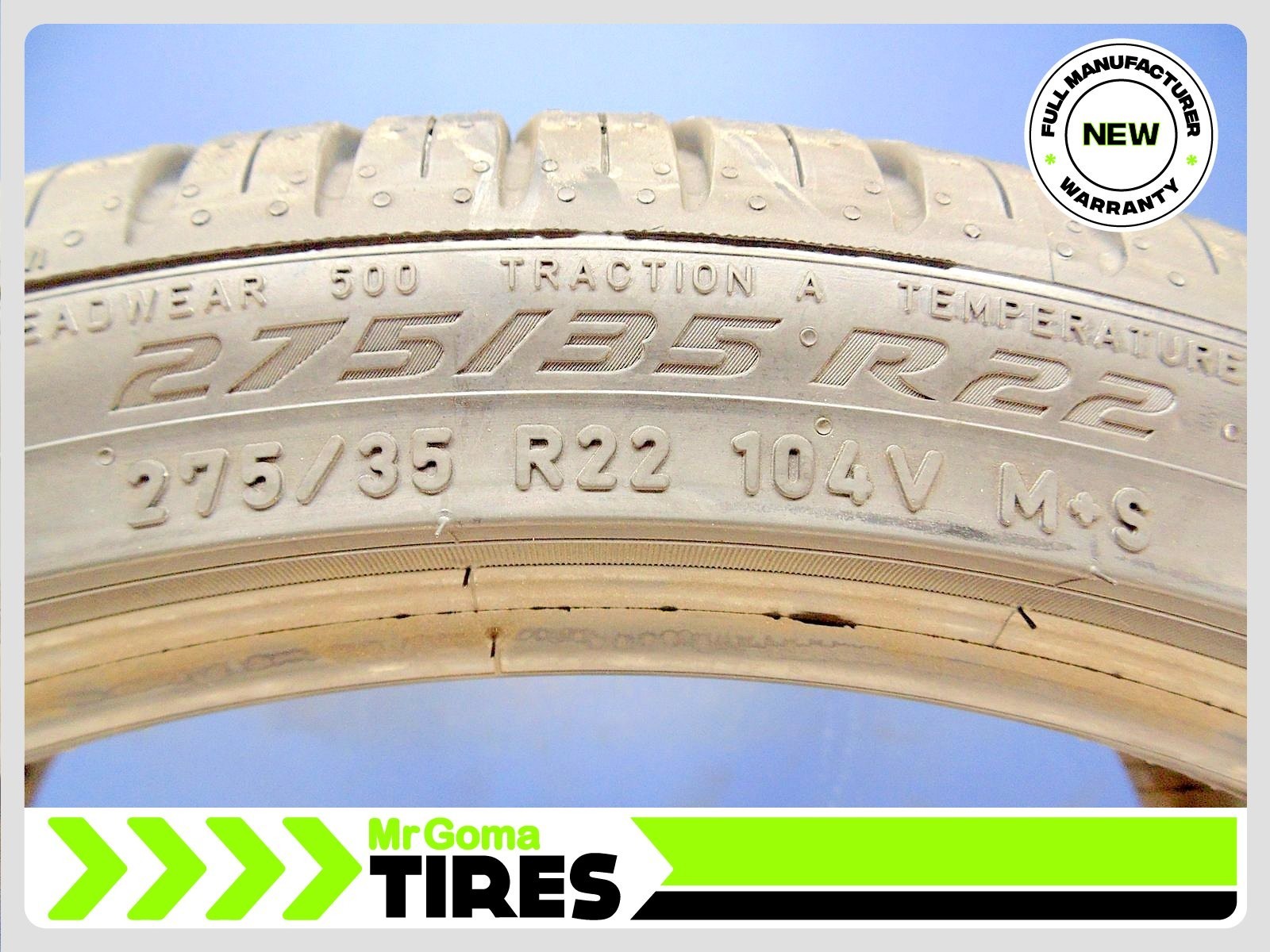 1 BRAND NEW PIRELLI SCORPION TM ZERO A/S VOL PNCS XL 275/35R22 TIRE 2753522