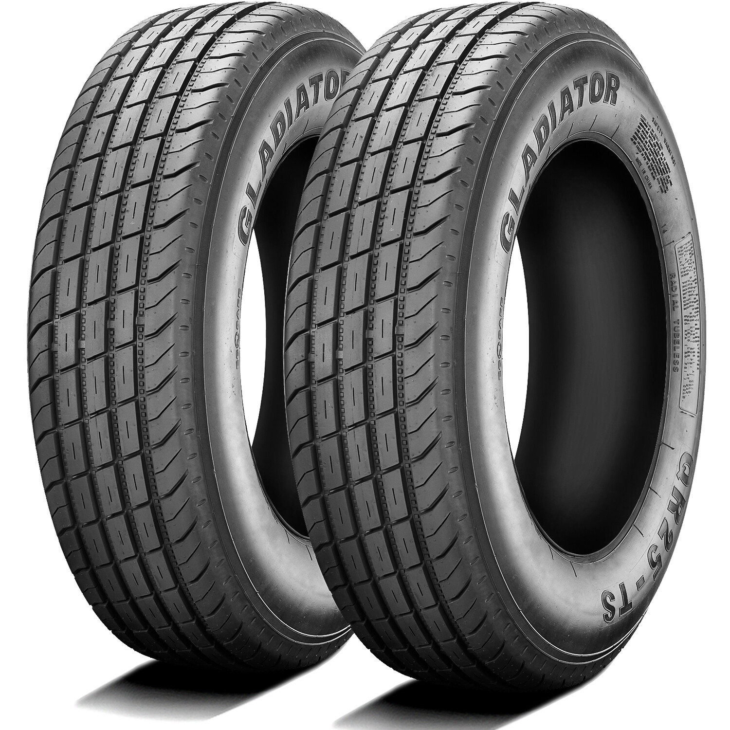Tire Gladiator QR25-TS ST 235/80R16 Load F 12 Ply Trailer