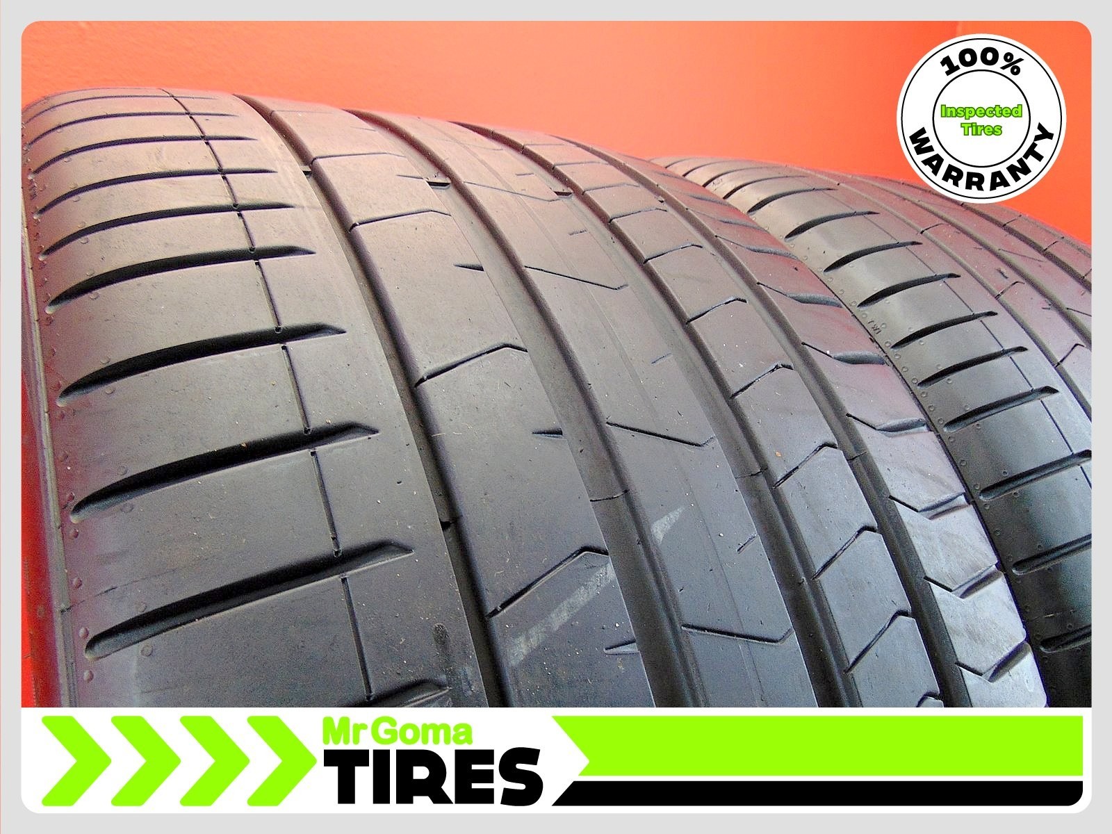 2 PIRELLI P ZERO TM PZ4 BH ELECT 315/30ZR22 USED TIRES 7.8/32 TREAD 3153022
