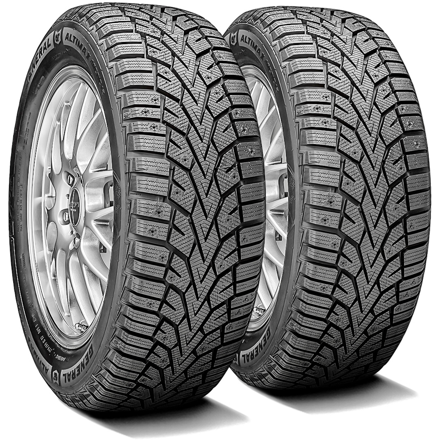 2 Tires General Altimax Arctic 12 235/60R18 107T XL Winter Snow