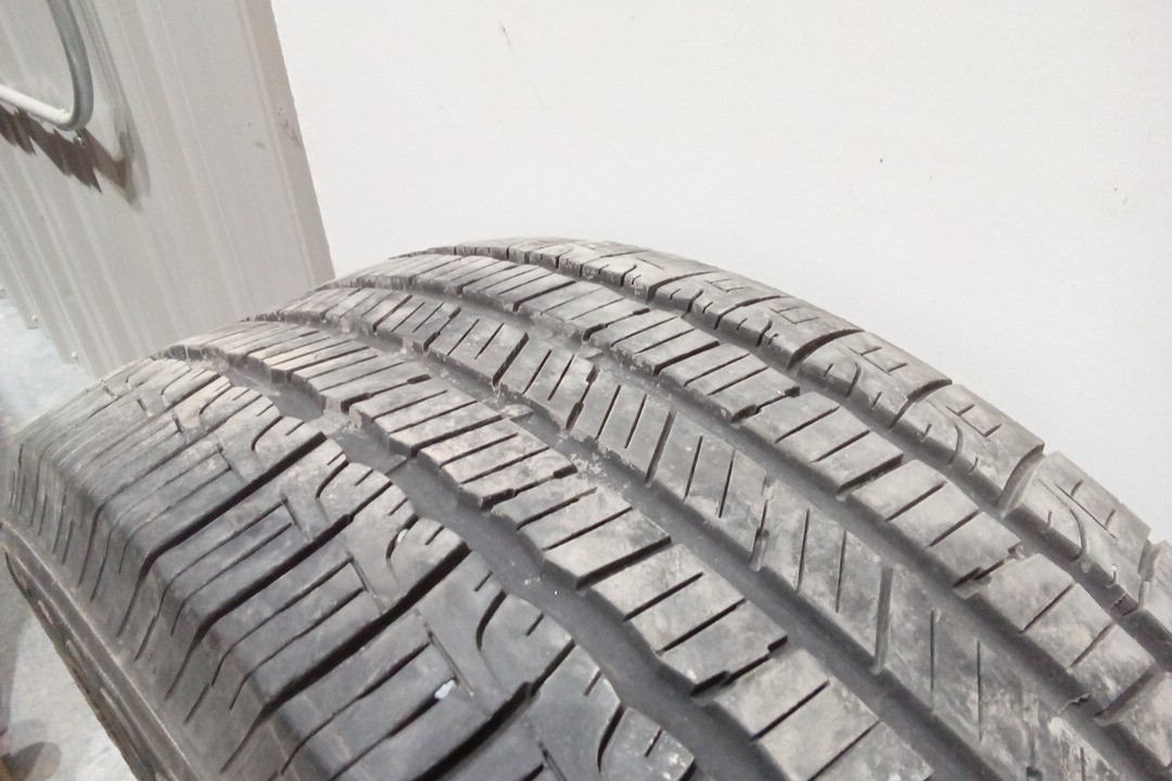 Pair of 2 Used 235/55R17 Goodyear Reliant All Season Tires w/ 7/32 Tread