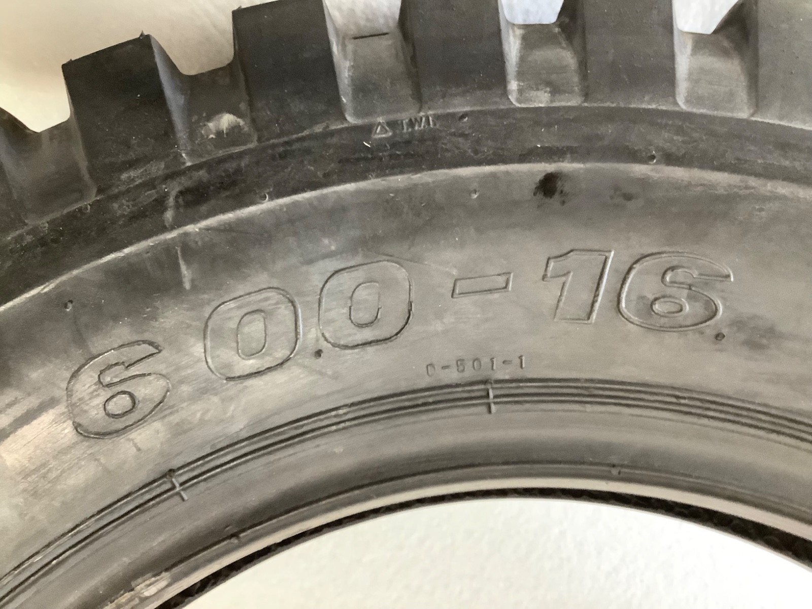 2 Tires Deestone D501-NDT 6.00-16 C/6PLY Load Range C