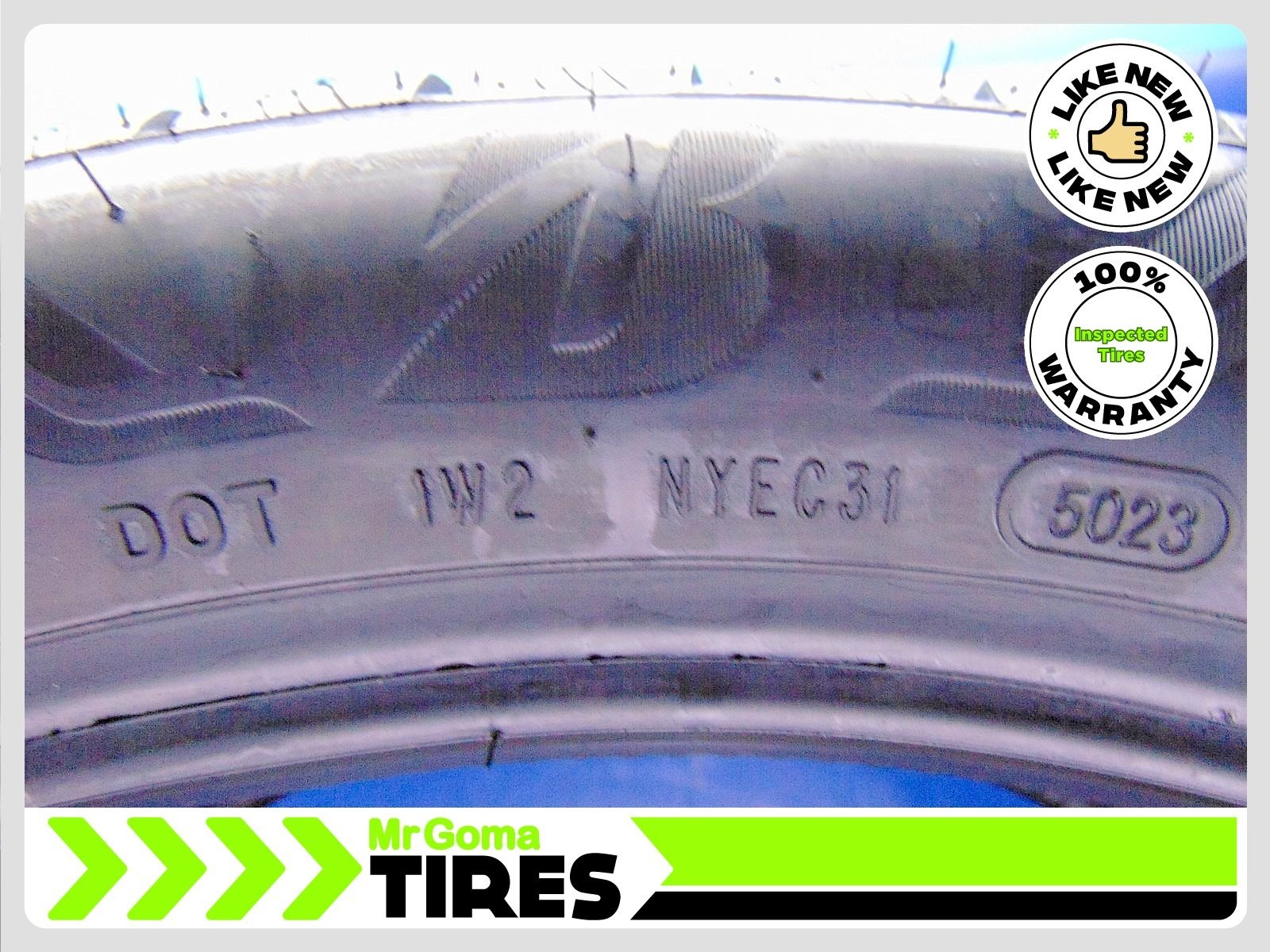 2 BRIDGESTONE ALENZA SPORT A/S 235/50R21 – 9.5/32 Tread USED TIRES 101V 2355021