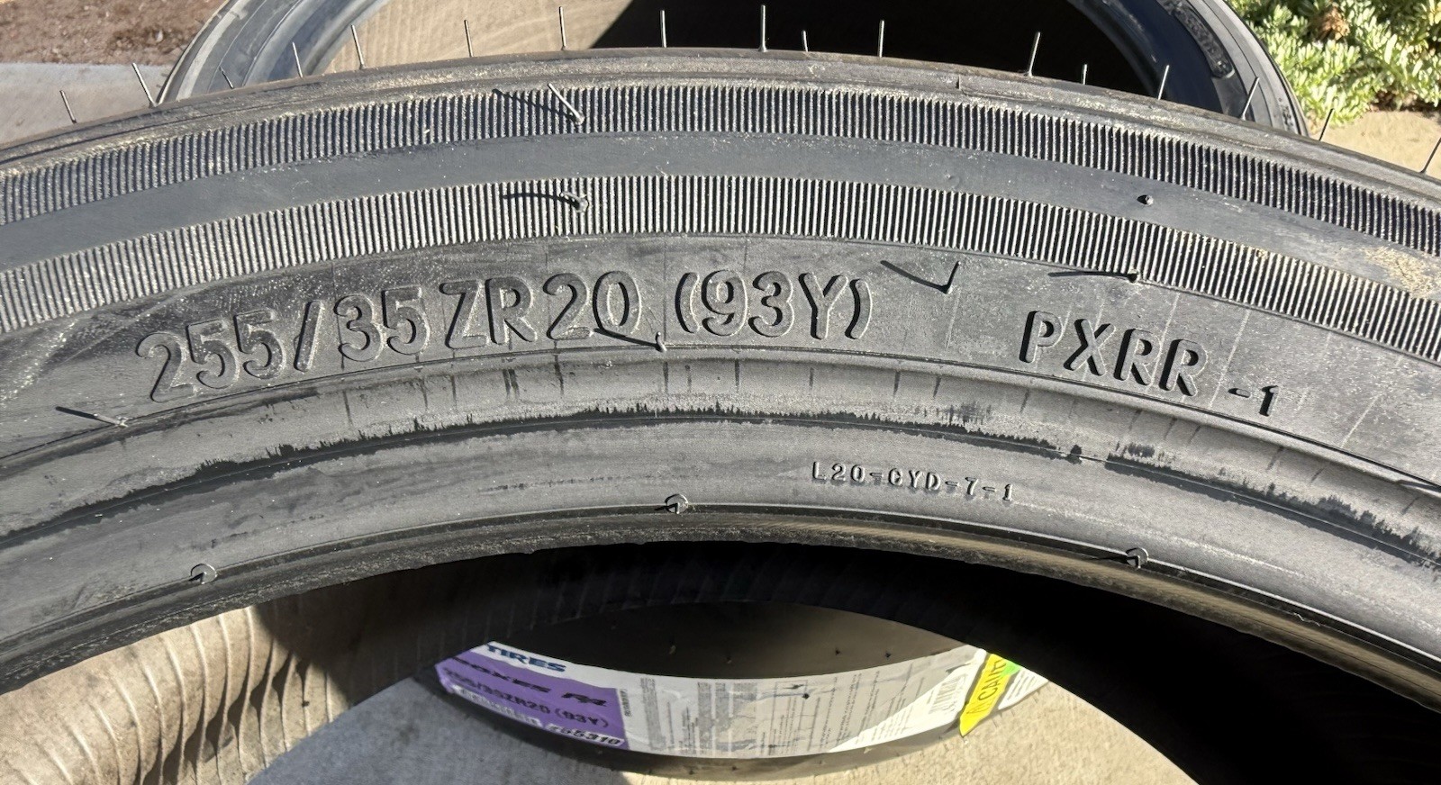 TWO BRAND NEW 255/35ZR20 (93Y) Toyo Proxes RR Track & Competition Tires 2853020