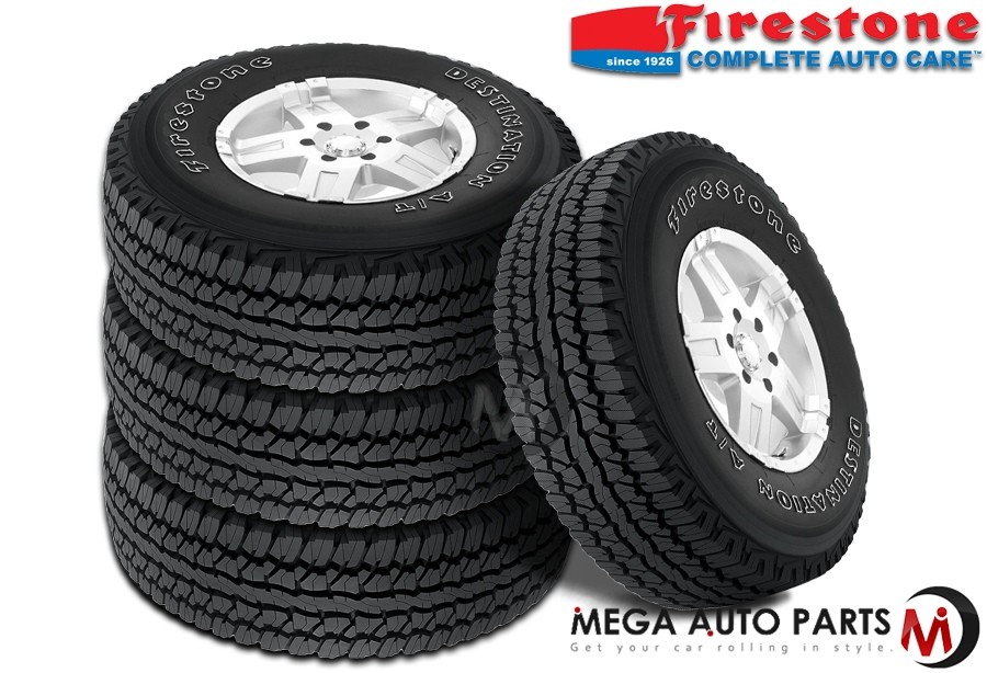 4 Firestone Destination A/T 245/65R17 105T OWL All Terrain All-Season Tires SUV