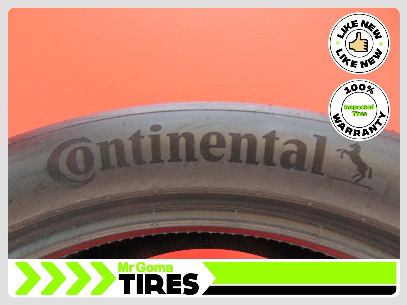 1 CONTINENTAL SPORTCONTACT 7 MO1 XL 295/35ZR21 USED TIRE 7.3/32 TREAD 2953521
