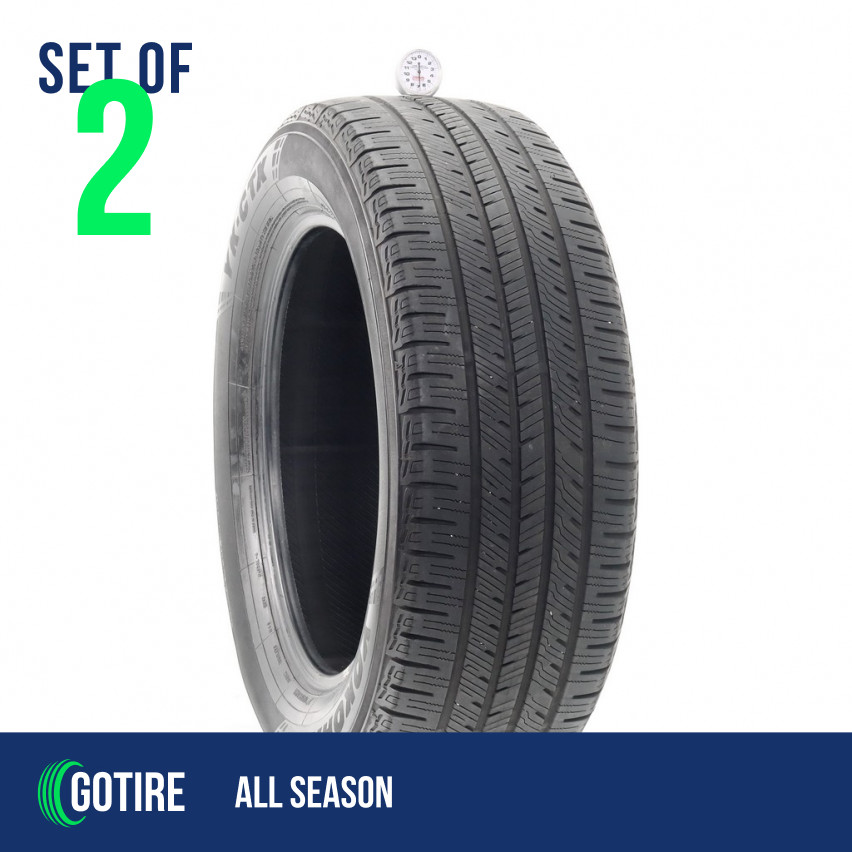 2 X Used 235/60R18 Yokohama YK-CTX 107V – 6.5/32