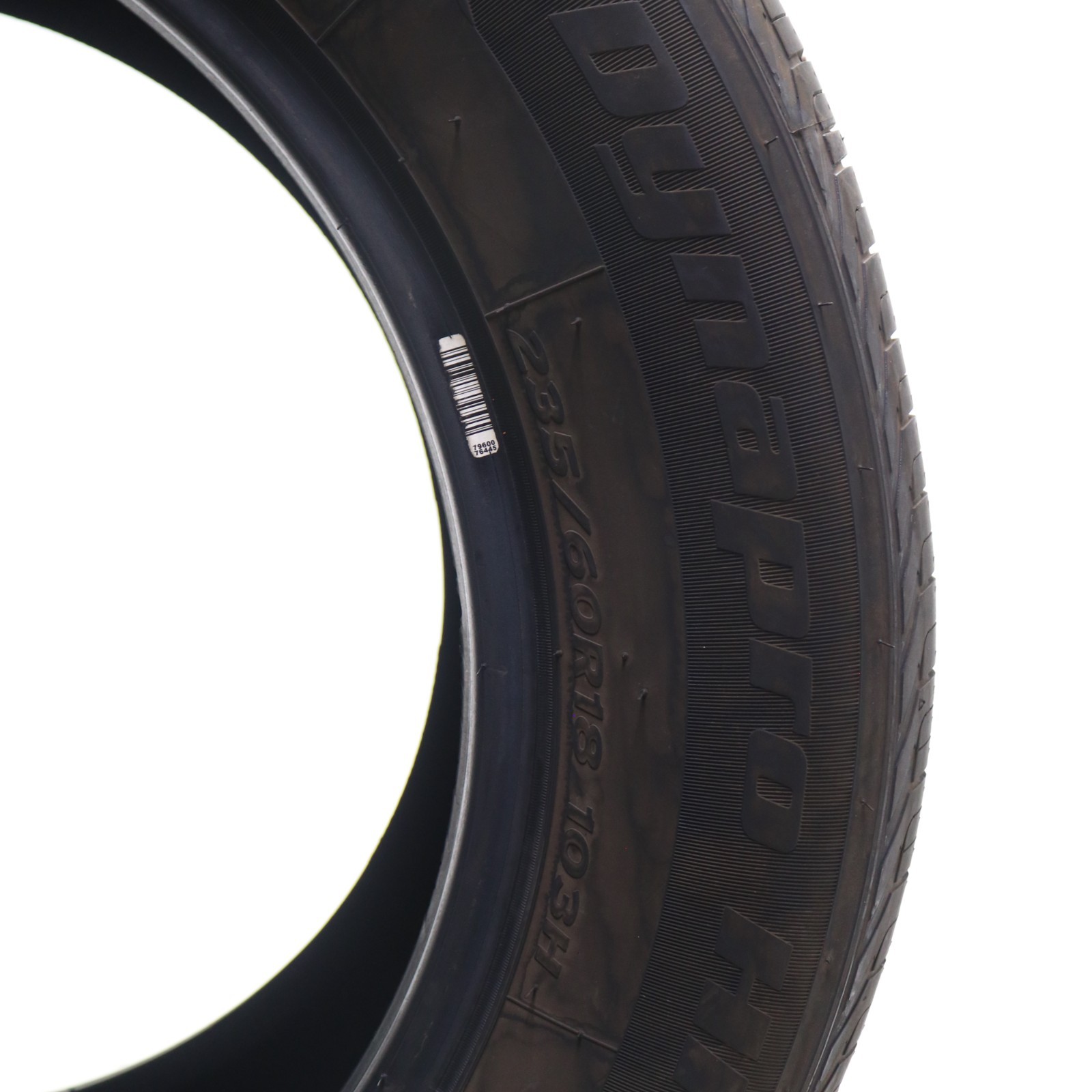 Set of 2 Used 235/60R18 Hankook DynaPro HP2 – 103H – 6.5-7/32 No Repairs