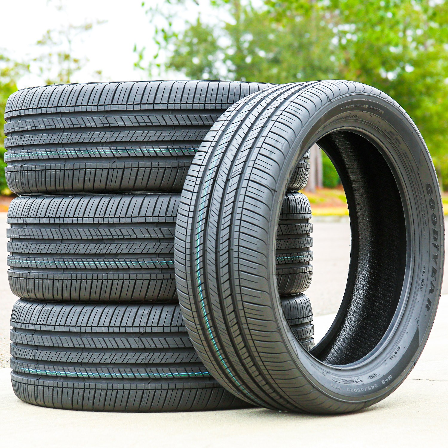 2 Tires Goodyear Eagle Touring 245/45R20 99V AS A/S All Season