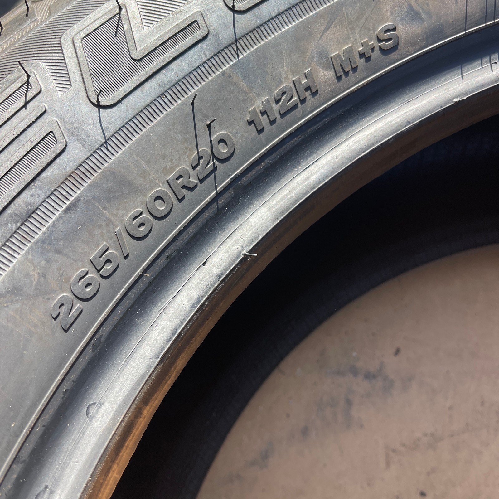 Bridgestone Dueler H/T Single 265/60/R20 112H Tire 2656020 265 60 20