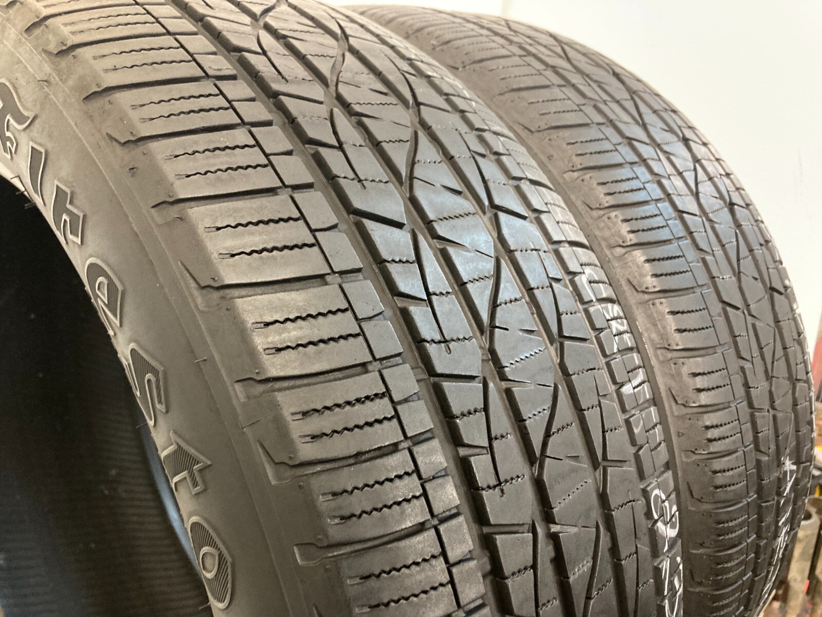 2 Tires 235 50 19 Firestone Destination LE3 (55-70% Tread) 99H NO REPAIRS