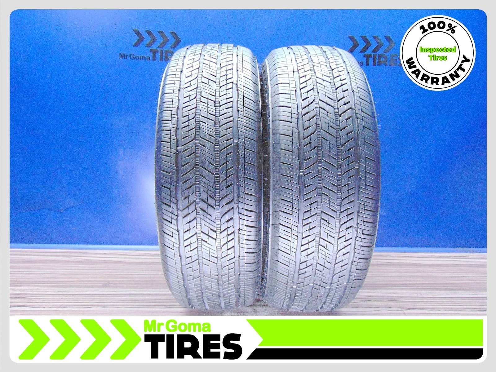 2 BRIDGESTONE DUELER H/T 685 265/60R20 9.5/32 LIFE USED TIRES 2023 DOT 2656020