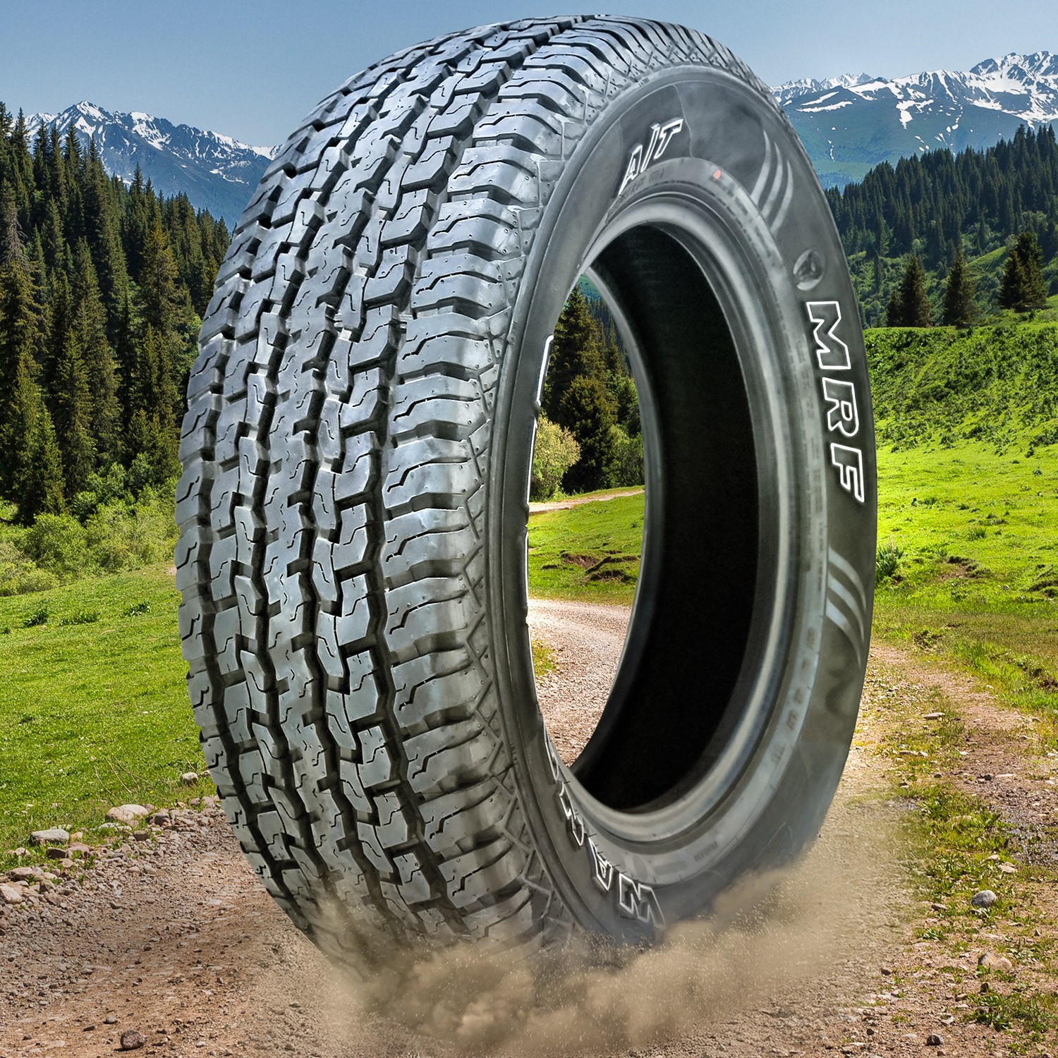 Tire MRF Wanderer A/T 255/65R18 111T (OWL) AT All Terrain