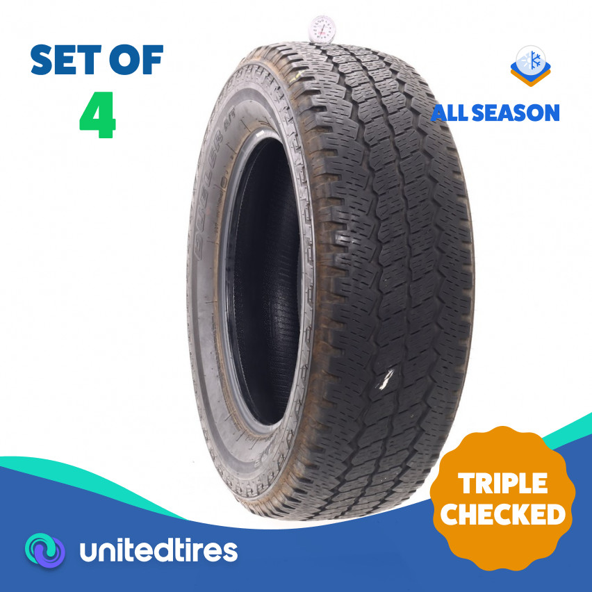 Set of (4) Used LT 275/65R20 Bridgestone Dueler A/T RH-S 126/123R – 7.5-9.5/32