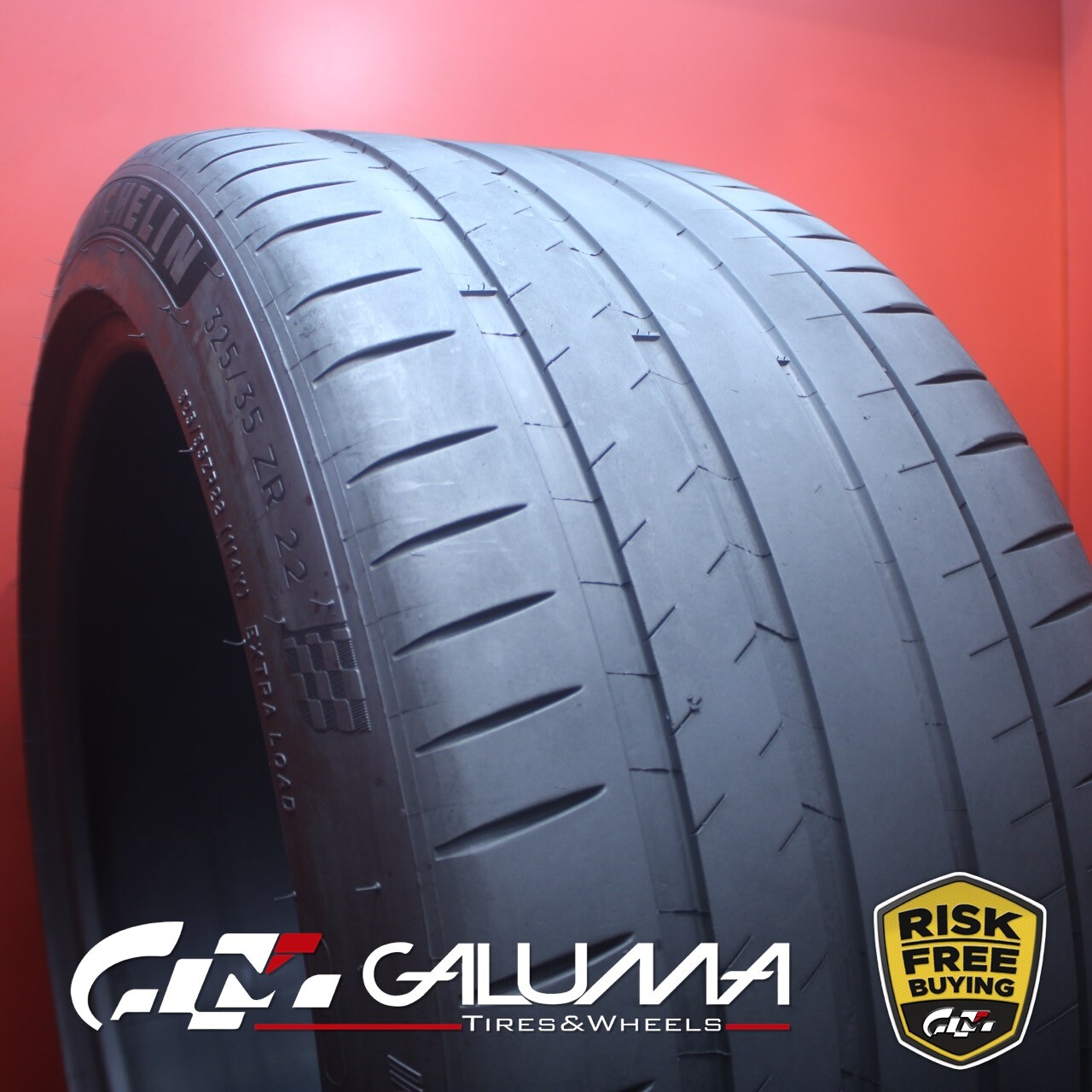1 (One) Tire Michelin Pilot Sport 4S 325/35ZR22 325/35/22 3253522 No Patch 83836