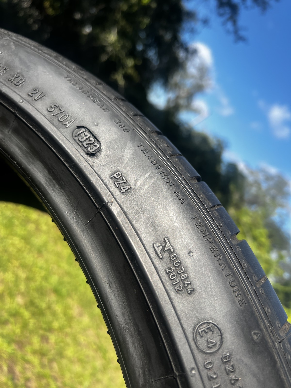 1 Pirelli P Zero PZ4 Lamborghini Urus 325/30ZR23 109Y DOT.1323 5/32 No Patch