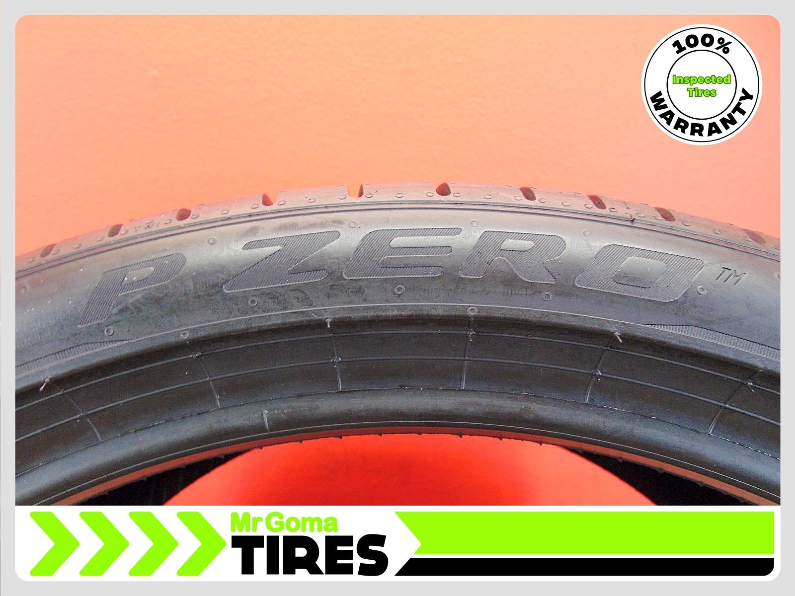 2 PIRELLI P ZERO TM PZ4 BH ELECT 315/30ZR22 USED TIRES 7.8/32 TREAD 3153022