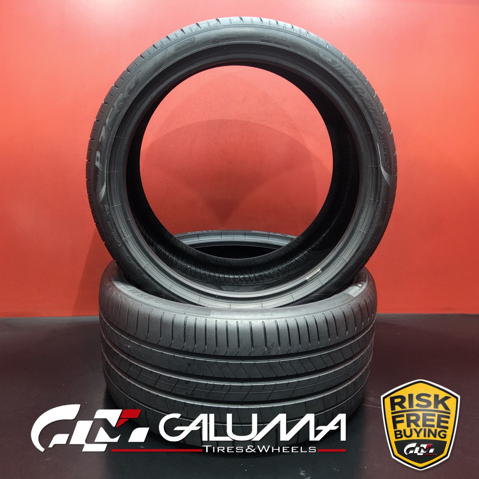 Set of 2 Tires Pirelli P Zero PZ4 (ND0) XL 315/30ZR21 315/30/21 3153021 #89418