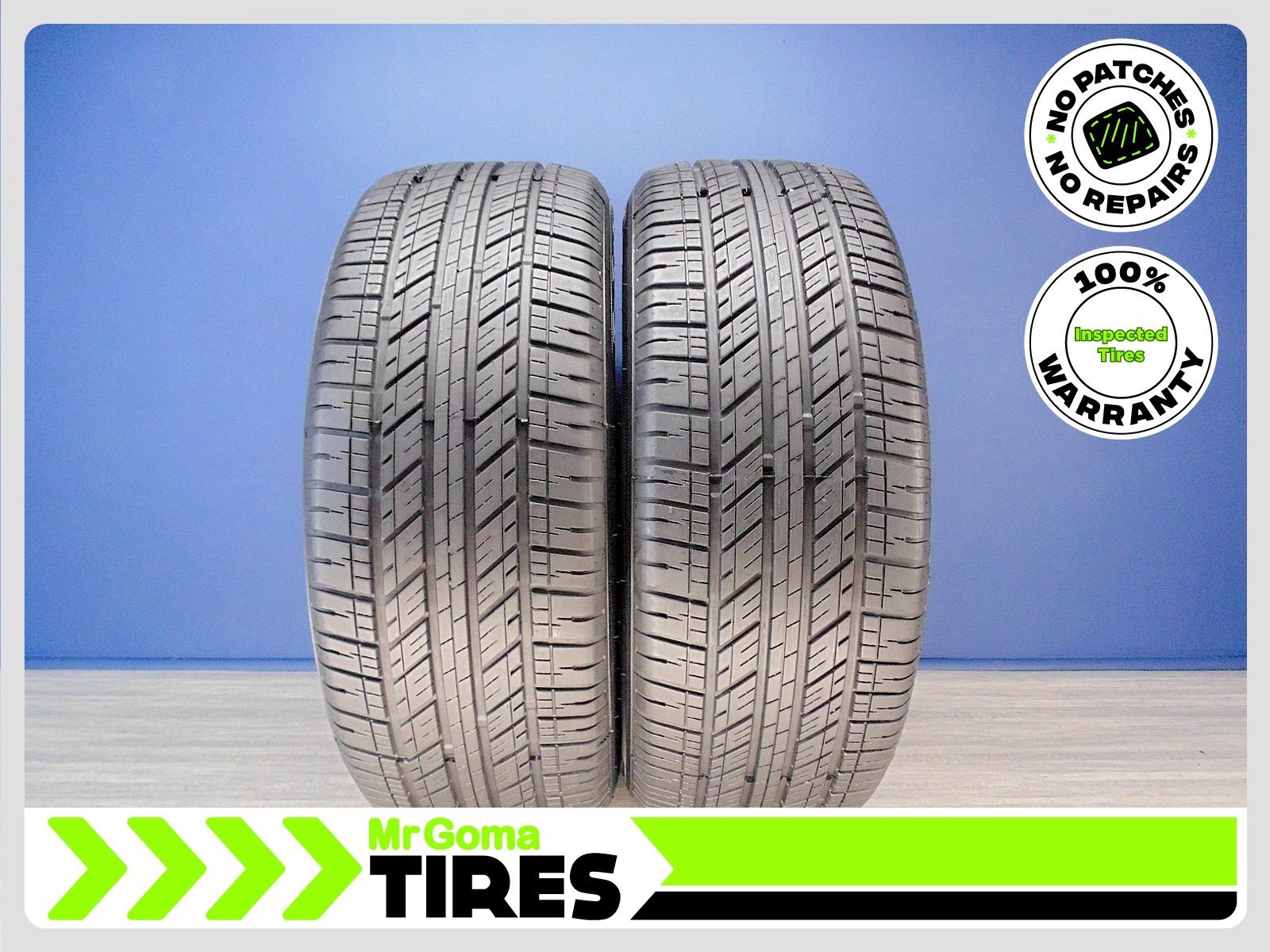 2 IROMAN RB-SUV XL 255/55R20 USED TIRES 8.8/32 TREAD 110H NO PATCHES 2555520