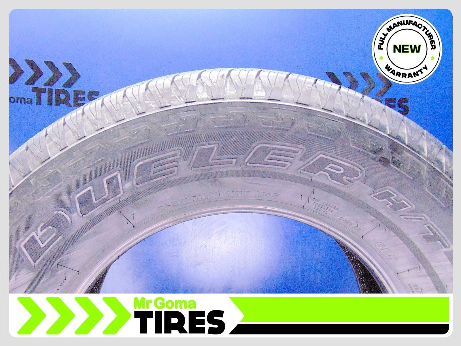 4 Brand New Bridgestone Dueler H/T 685 Tires 265/70R18 116T 265/70/18 2657018