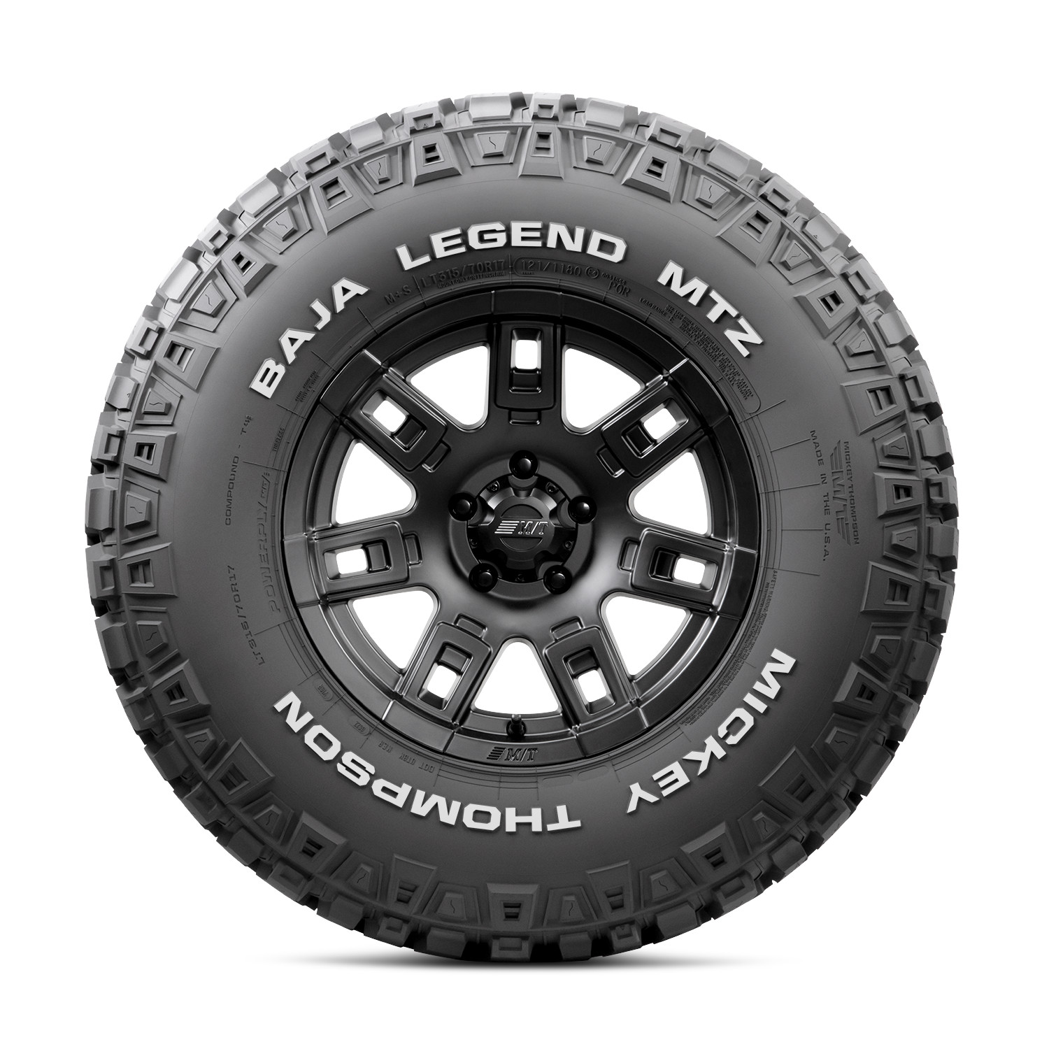 1 New 305/70R16 Mickey Thompson Baja Legend MTZ Tire 124/121Q RWL E LT305/70R16