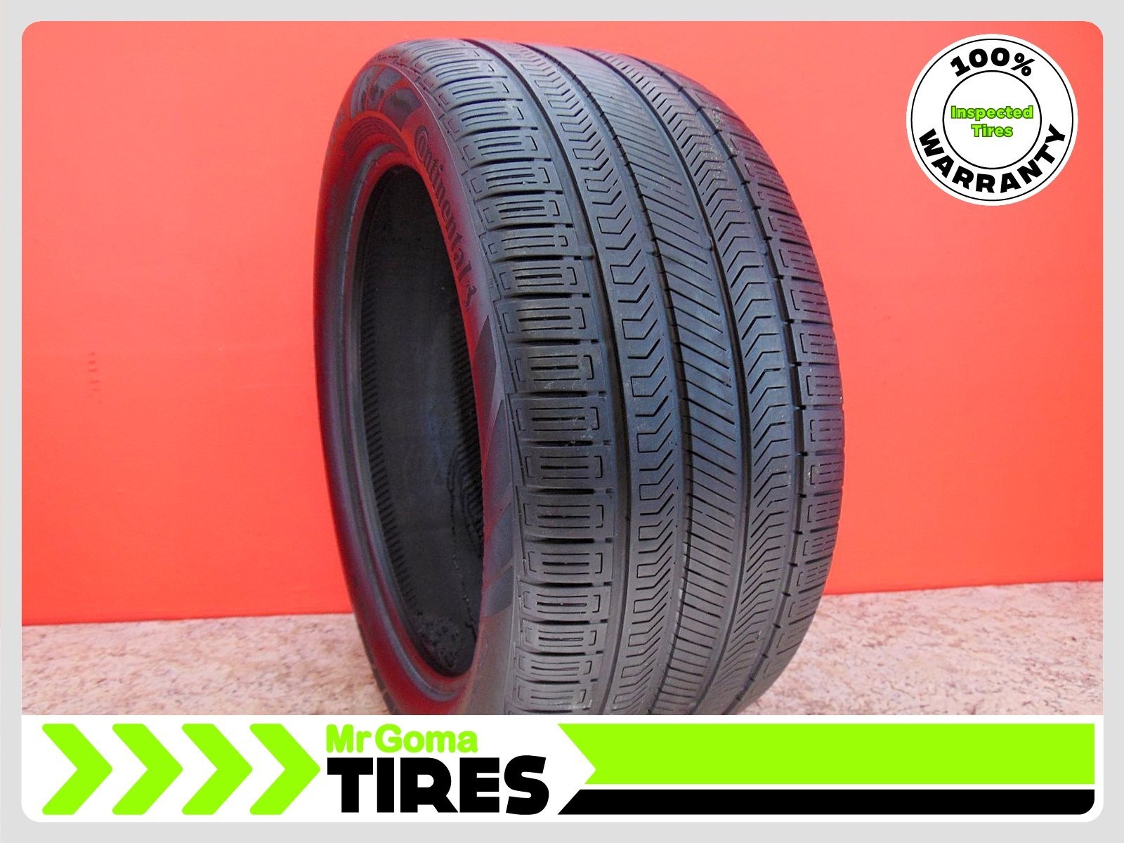 1 CONTINENTAL CROSSCONTACT RX SSR RFT MO1 XL 295/40R20 USED TIRES 7/32 TREAD