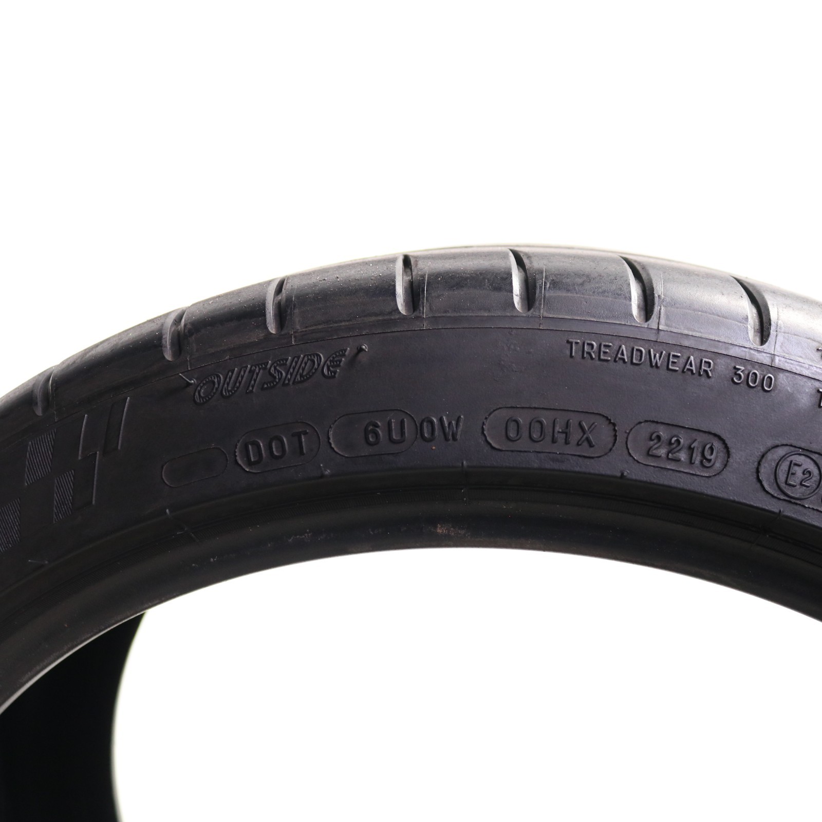 Set of 2 Used 265/35ZR19 Michelin Pilot Super Sport – 98Y – 6-6.5/32 No Repairs