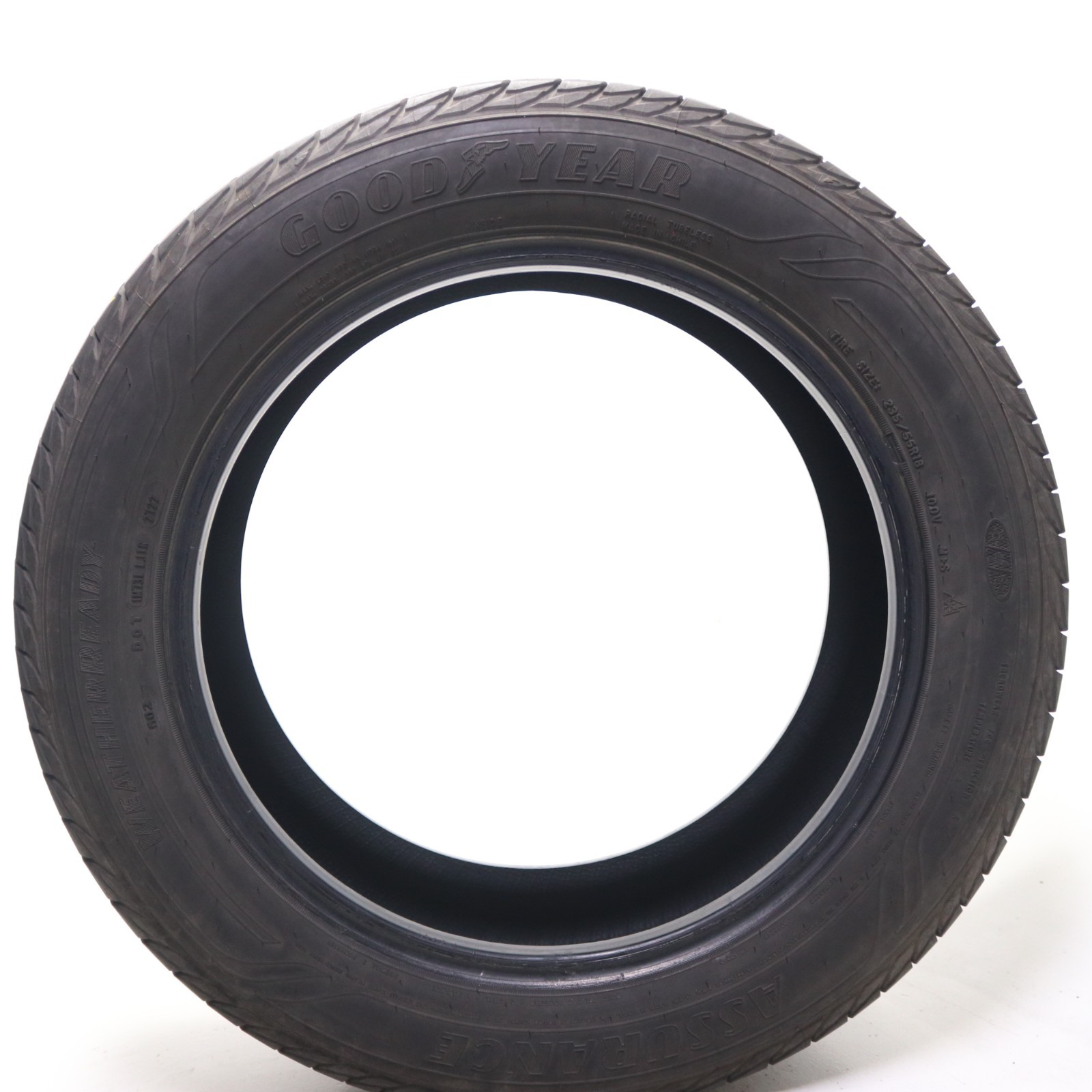 Used 235/55R18 Goodyear Assurance WeatherReady – 100V – 6.5/32