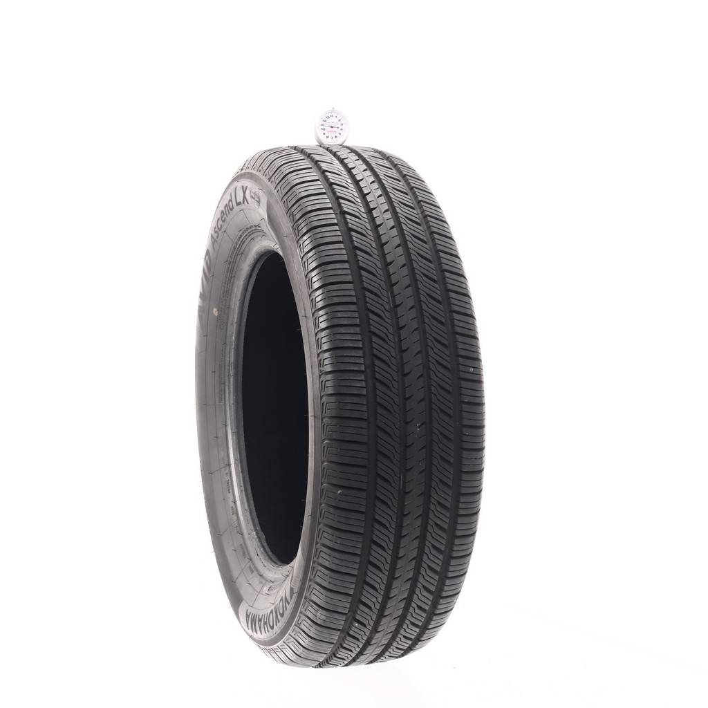 Set of (4) Used 225/65R17 Yokohama Avid Ascend LX 102H – 9.5-10.5/32