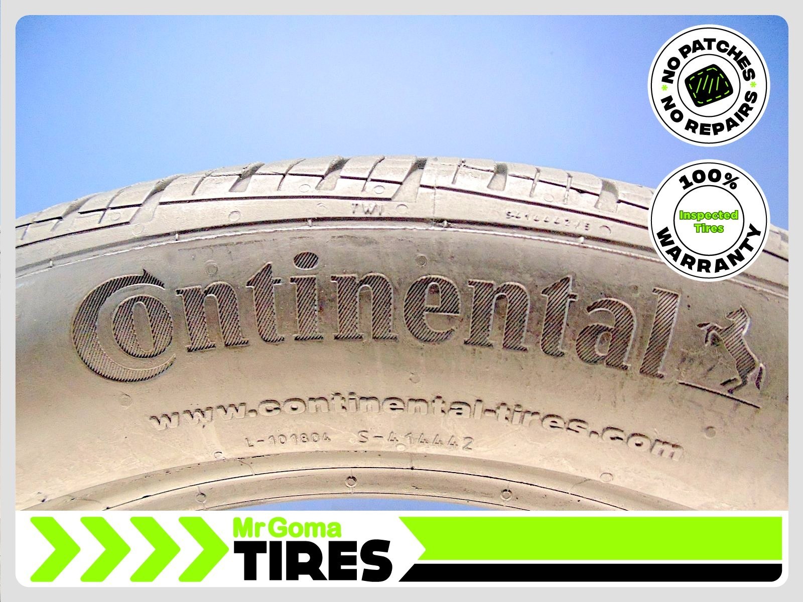 1 CONTINENTAL PROCONTACT TX 235/50R19 USED TIRE 7.3/32 TREAD NO PATCH 2355019