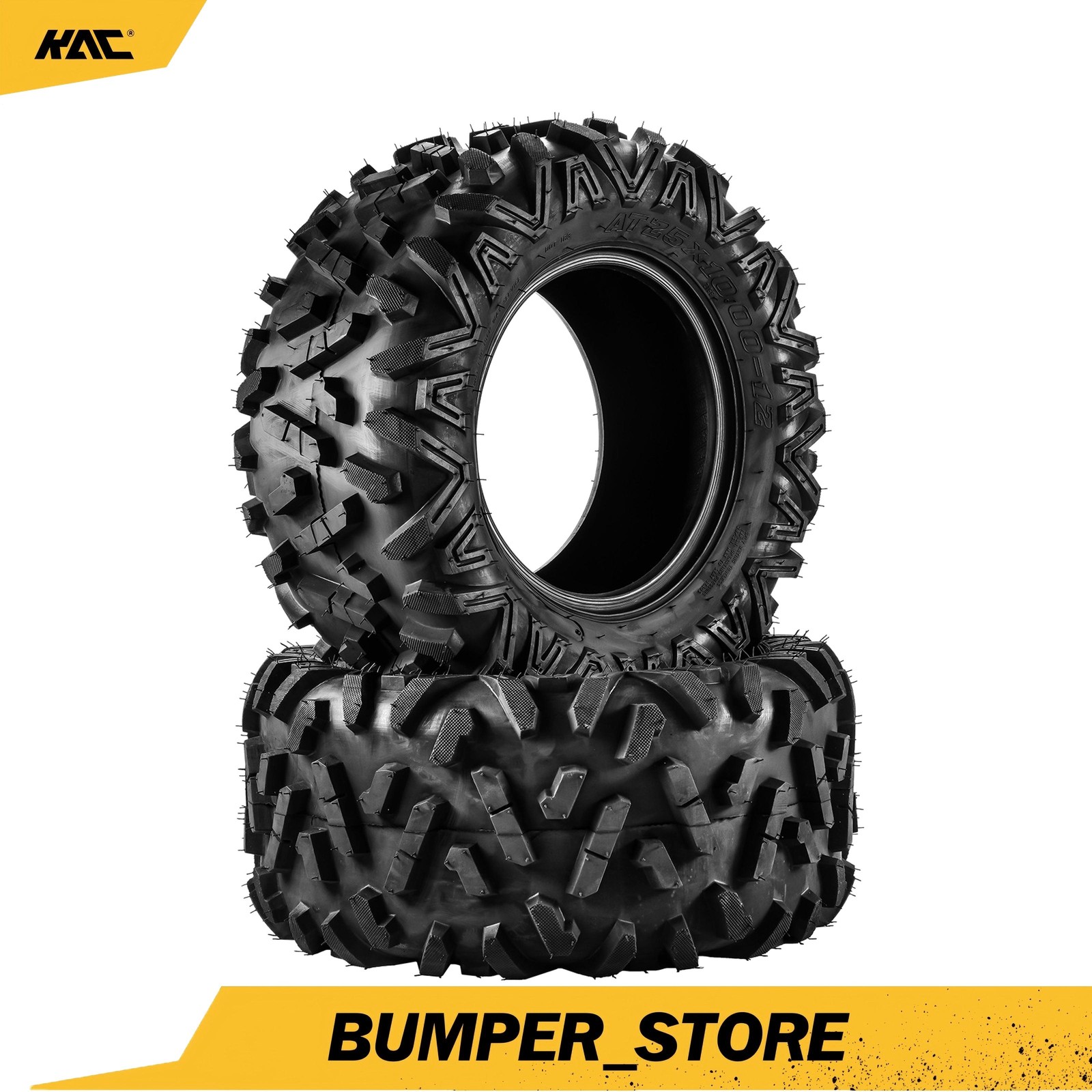 2x 25×10-12 25x10x12 25-10-12 Tires All Terrain 6 Ply Z-199-1 420 Lbs F TL