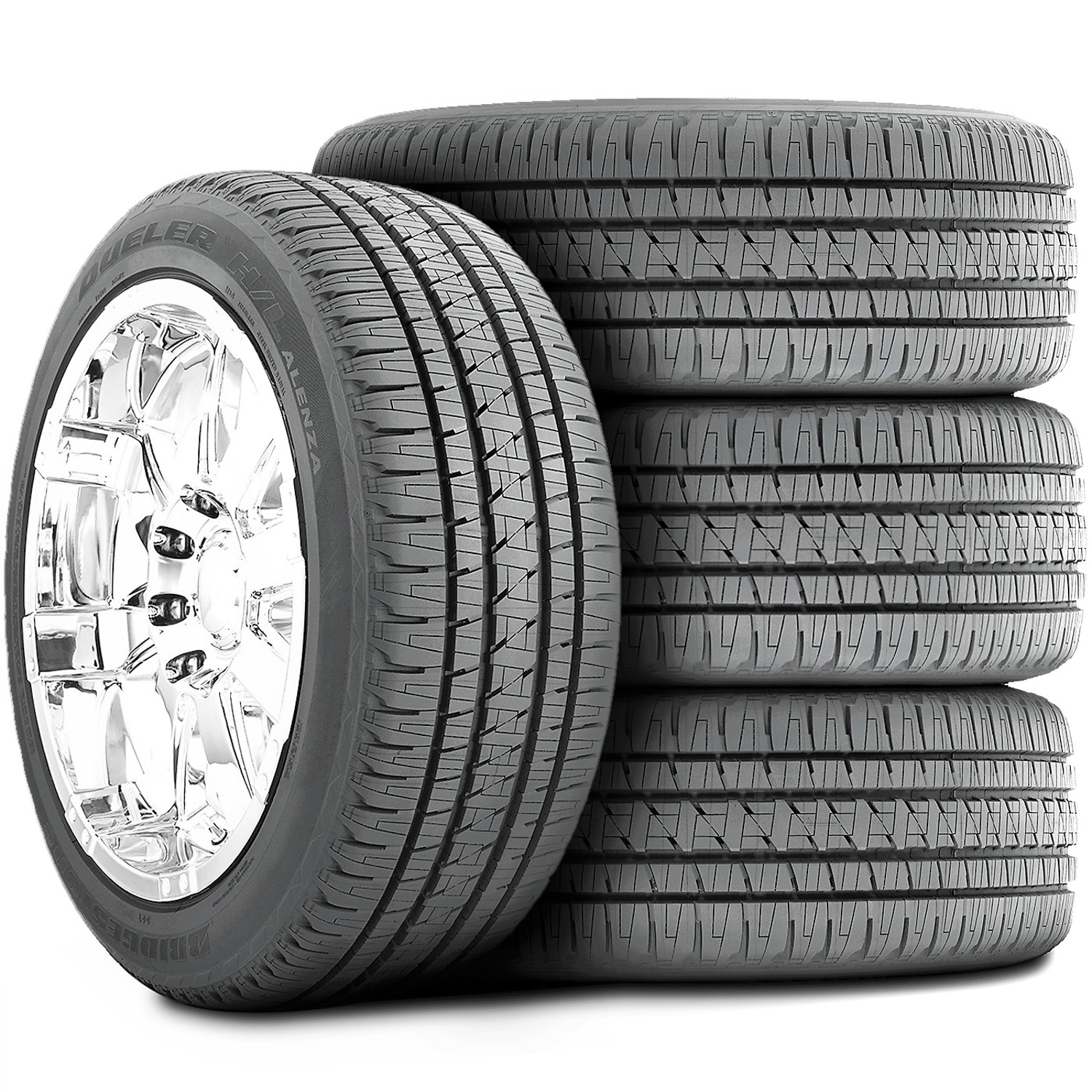 2 Tires Bridgestone Dueler H/L Alenza 285/45R22 110H A/S All Season