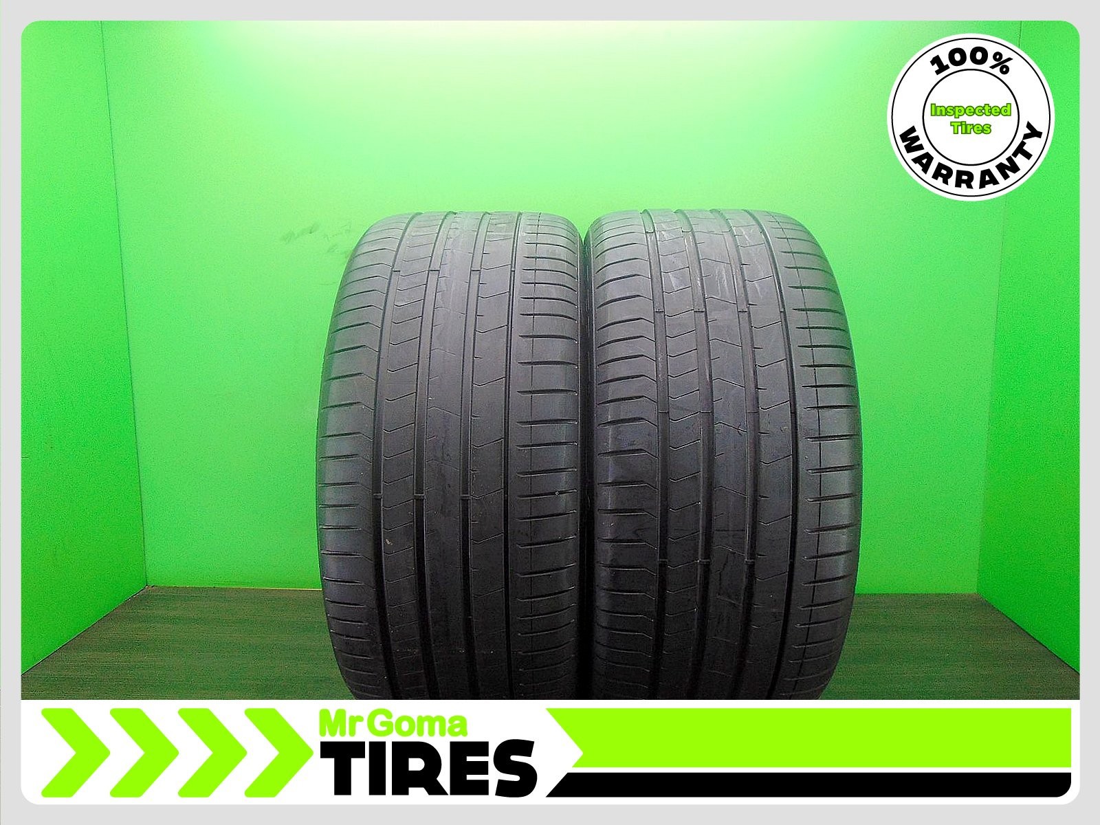 2 315/35R21 USED TIRES PIRELLI P ZERO TM PZ4 RSC RFT XL 6.8/32 TREAD 111Y