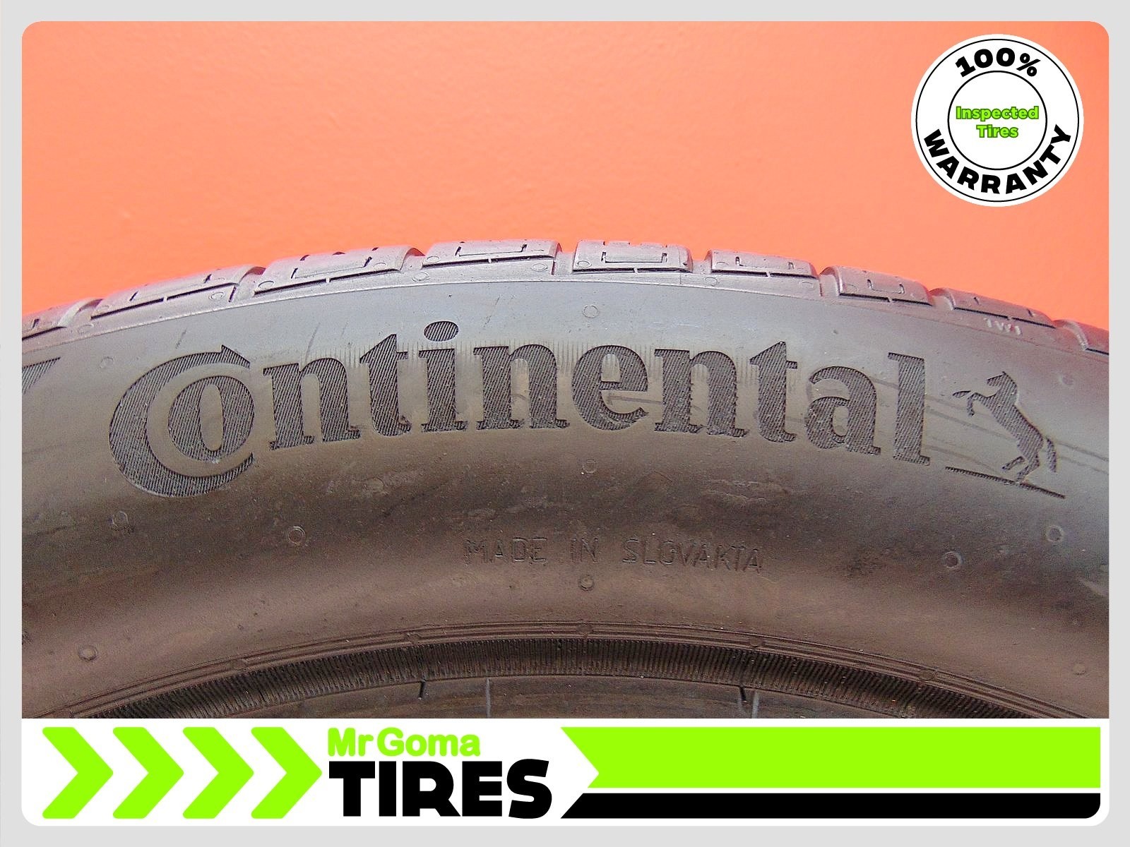 1 CONTINENTAL CROSSCONTACT RX SSR RFT MO1 XL 295/40R20 USED TIRES 7/32 TREAD