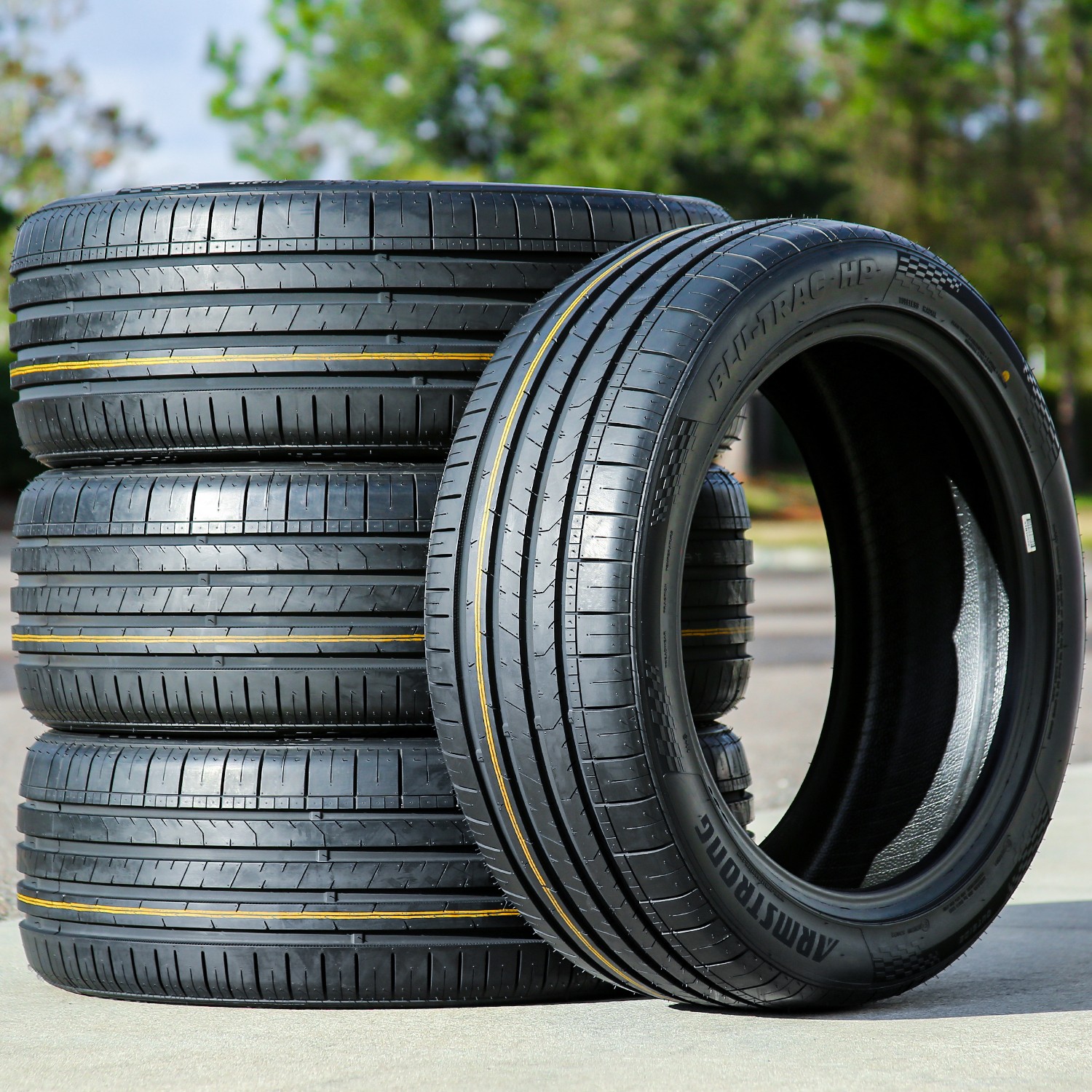 4 New Armstrong Blu-Trac HP 2x 255/40R18 99Y XL 2x 275/35R18 99Y XL AS Tires