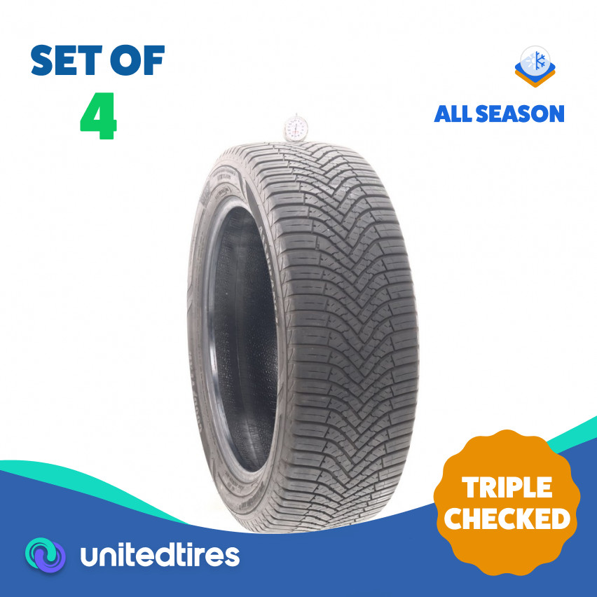 Set of (4) Used 235/55R20 Goodyear Assurance WeatherReady 2 102V – 7/32