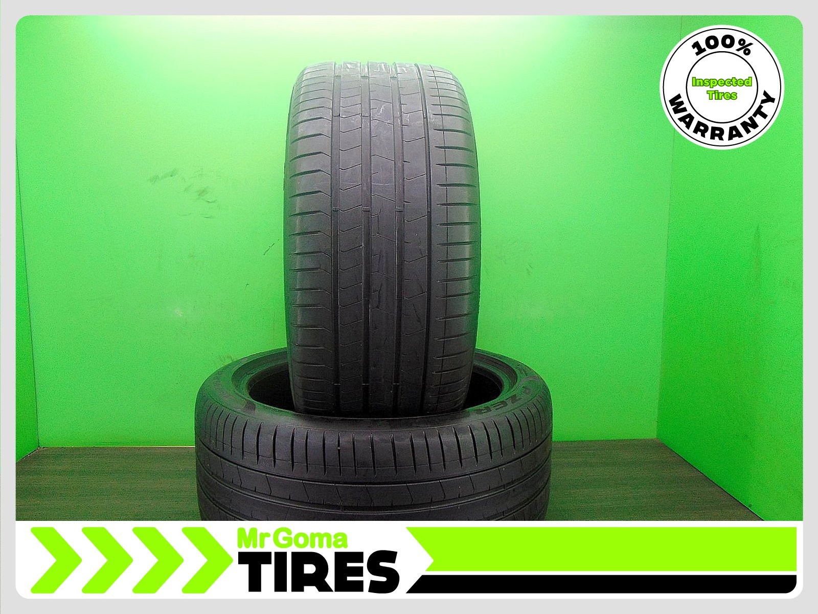 2 315/35R21 USED TIRES PIRELLI P ZERO TM PZ4 RSC RFT XL 6.8/32 TREAD 111Y