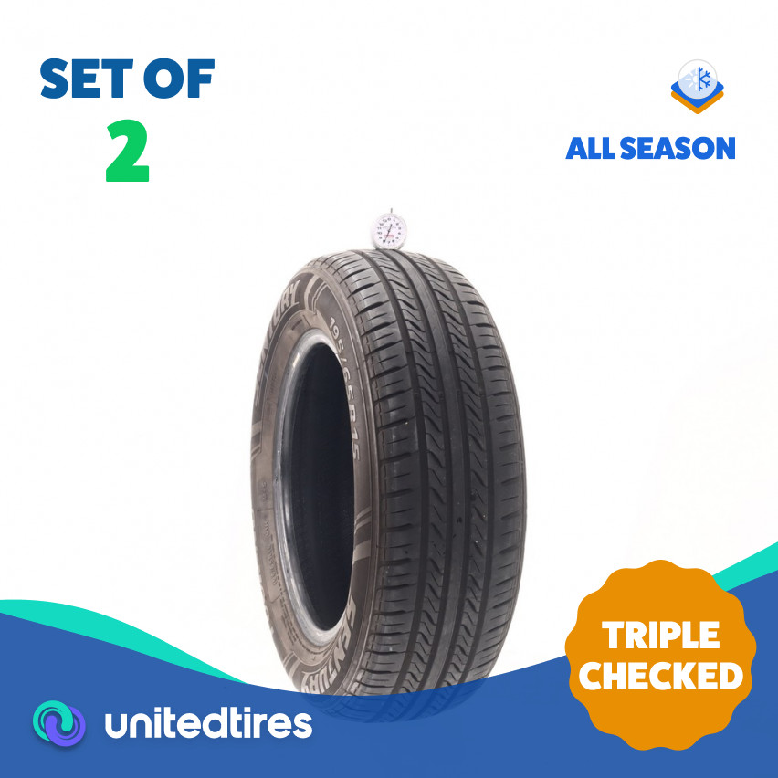 Set of (2) Used 195/65R15 Sentury Touring 91H – 7.5/32