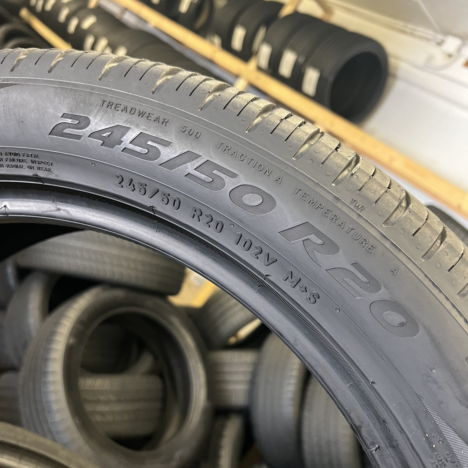 1 Tire LikeNEW Pirelli Scorpion Zero All Season 245/50R20 102V NO Patch