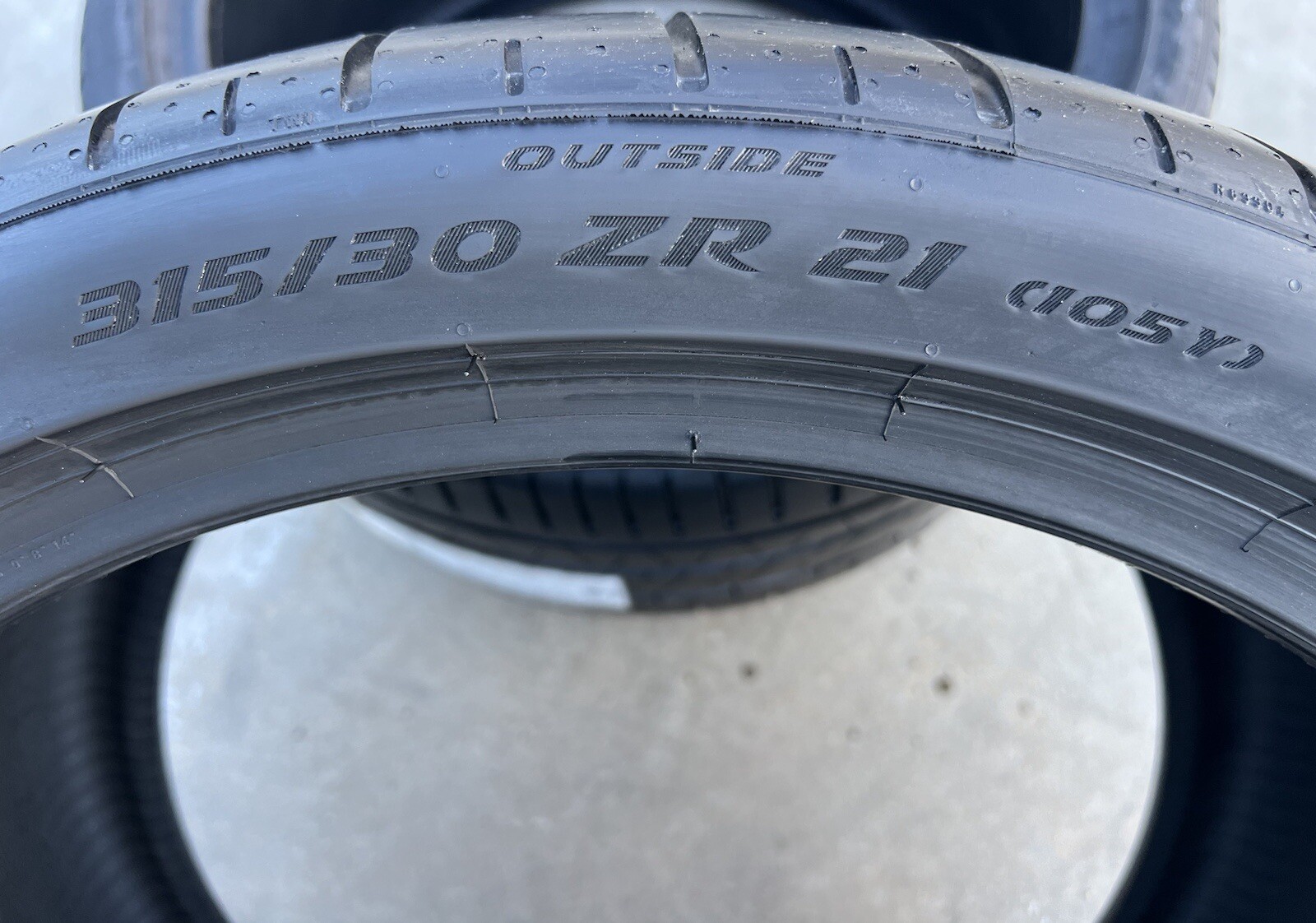 4X NEW Porsche 911 Tires Pirelli P Zero Corsa PZC4 2X 255/35ZR20 & 2X 315/30ZR21