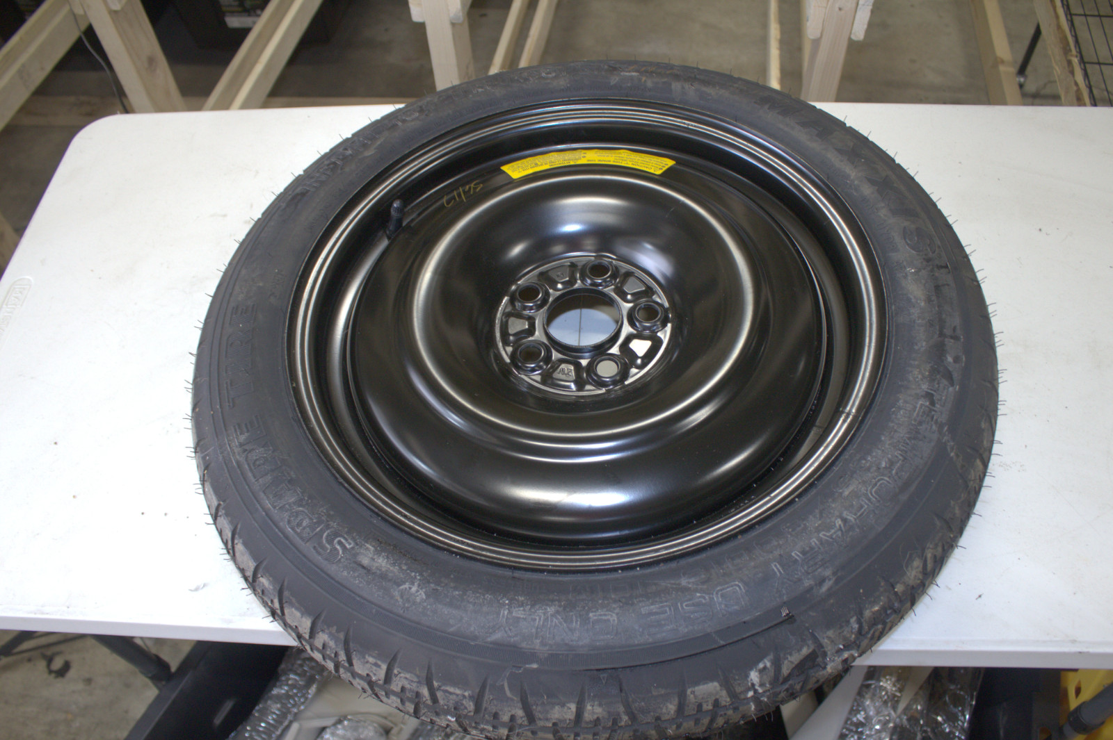2017-2023 SUBARU IMPREZA COMPACT SPARE TIRE DONUT WHEEL RIM OEM T135/80D16 5X100