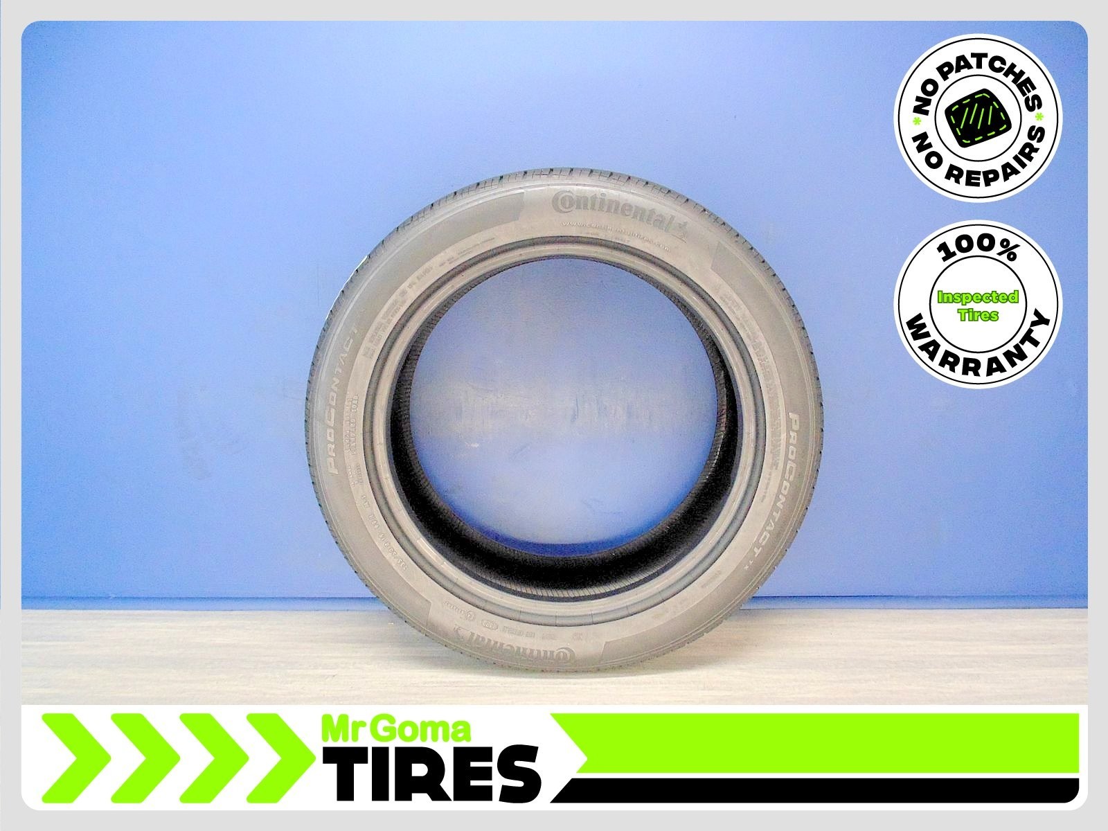 1 CONTINENTAL PROCONTACT TX 235/50R19 USED TIRE 7.3/32 TREAD NO PATCH 2355019